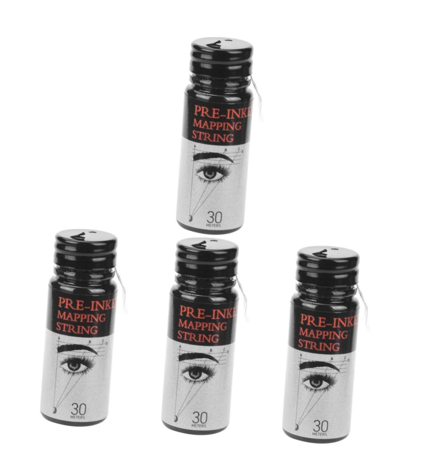 FOMIYES 4pcs Ruler Portable Line Positioning Supply Practical Tattooing Measure Tool Small Eyebrow Mark - Buy Online on GoSupps.com