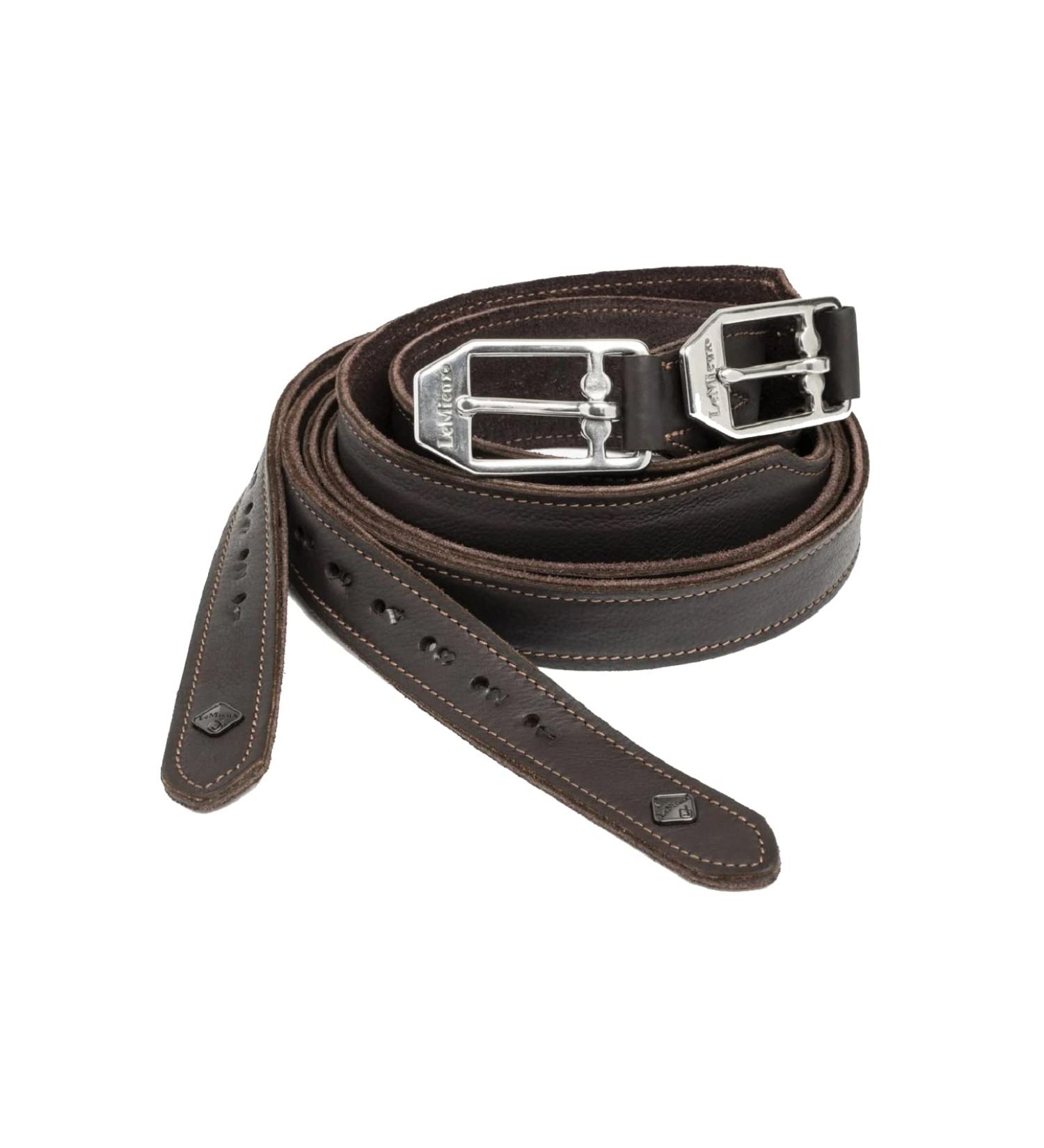 LeMieux Vector Pro Stirrup Leathers Black 145cm - Buy Online on GoSupps.com
