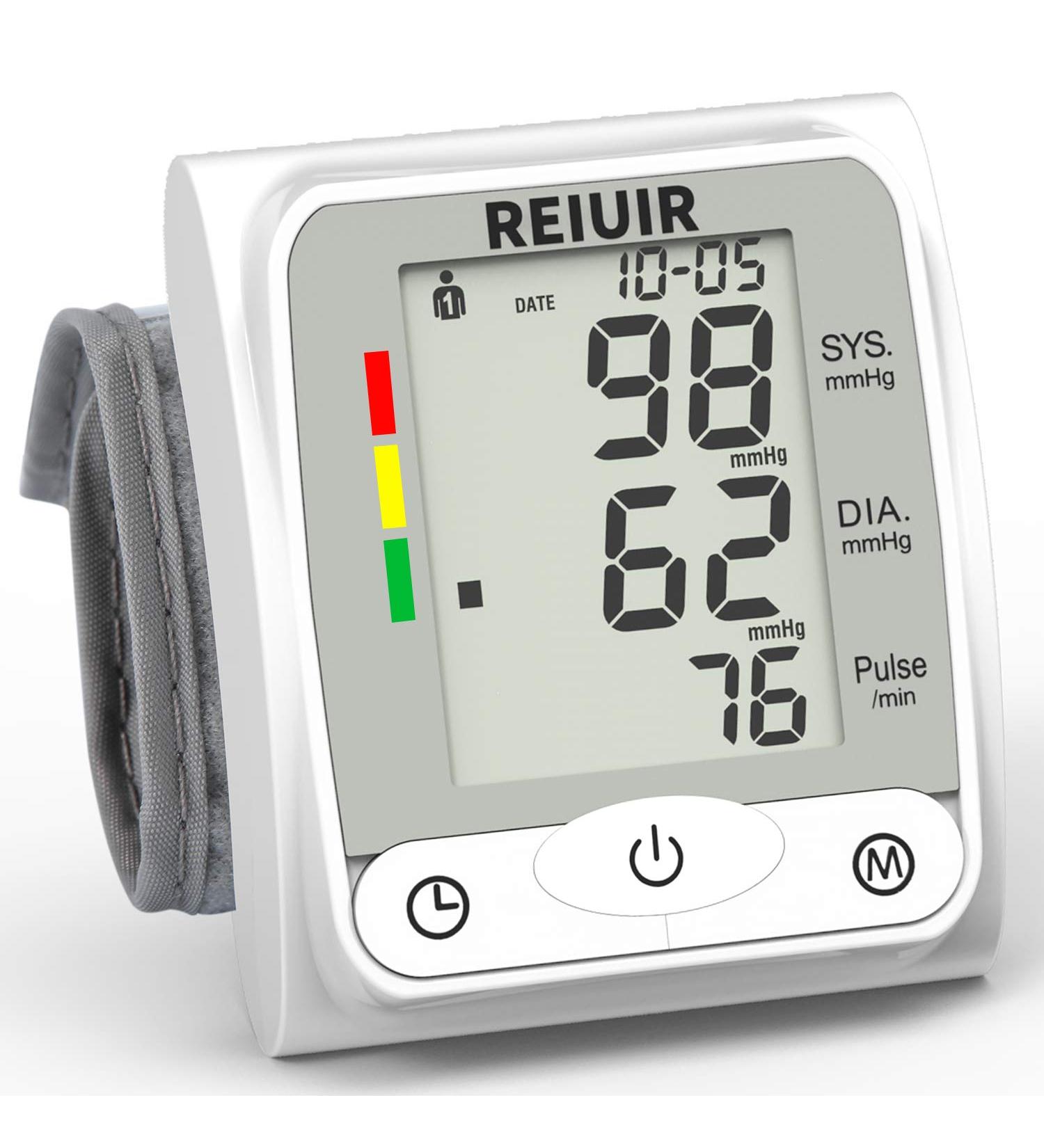 Wrist Blood Pressure Monitor with Large Cuff - Digital Automatic BP Machine for Home Use (Accuracy Upgrade) - Buy Online on GoSupps.com