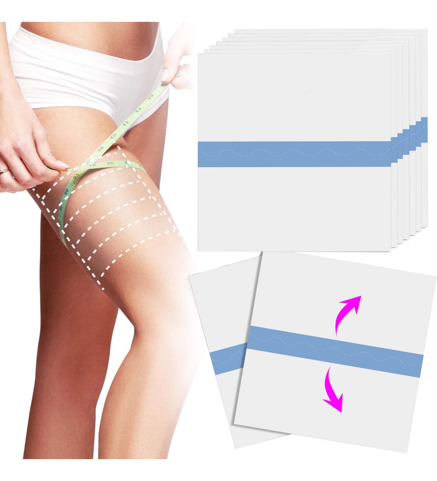 Thigh Lift Tape 10 PCS Clear Adhesive Strips | Instantly Lifts Thigh Skin & Tummy | Waterproof & Sweat-Proof | Smooths Wrinkles | Wear Under Skirt or Swimsuit - Buy Online on GoSupps.com