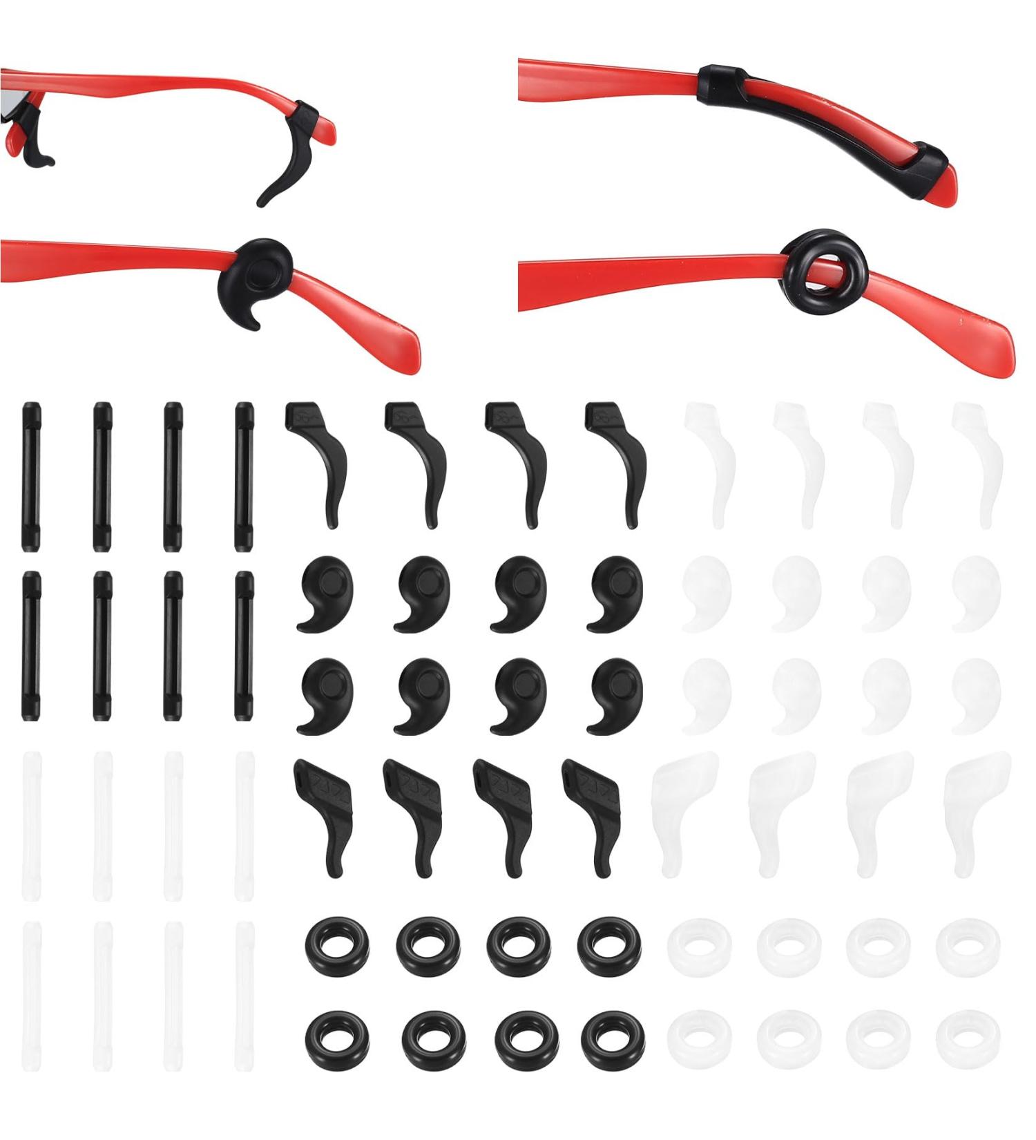 32 Pairs Anti-Slip Glasses Ear Hooks & Pads - Soft Silicone Sports & Sunglass Accessories - Buy Online on GoSupps.com