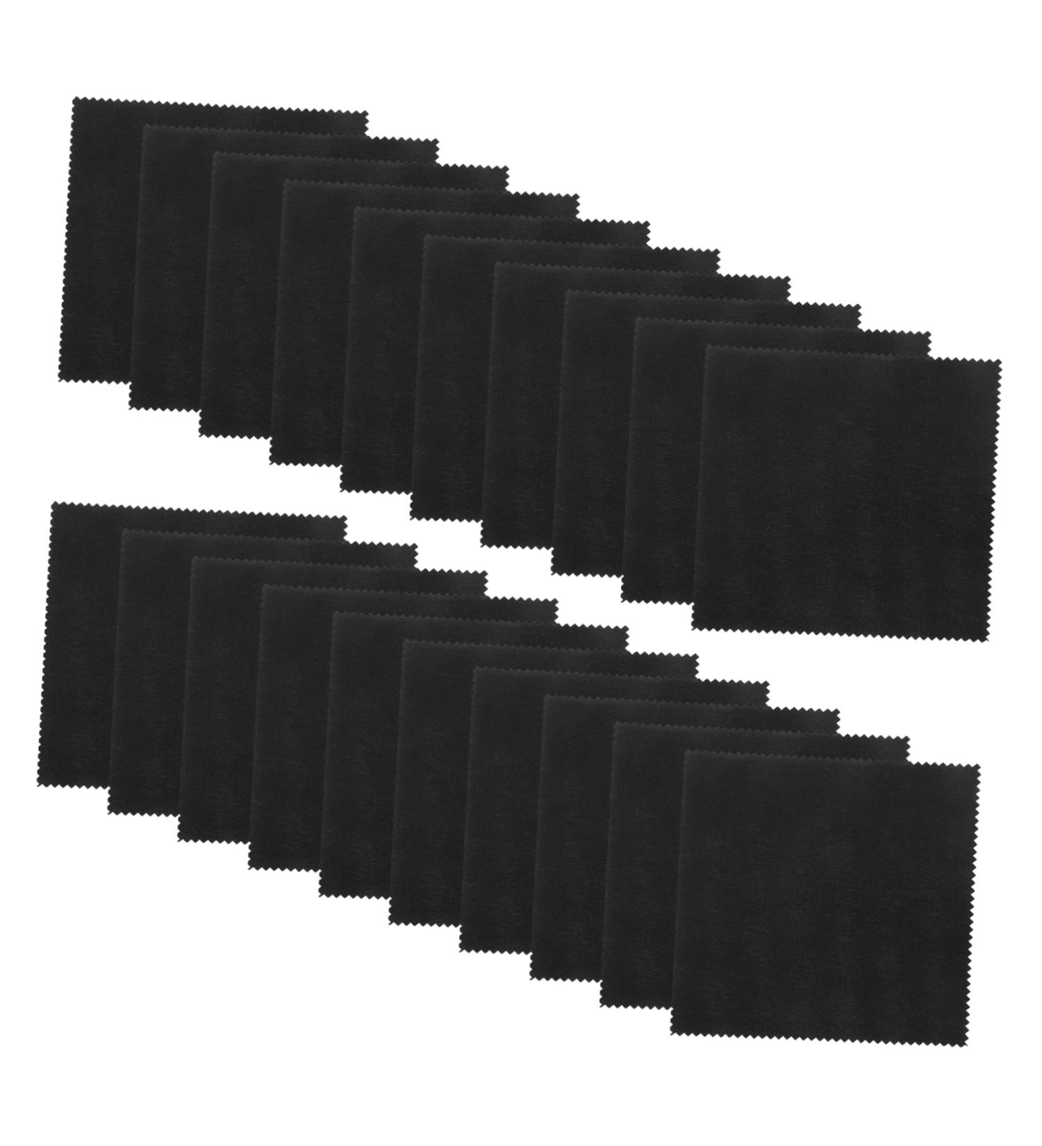 50pcs Glasses Cloth Wipes - Lens Cleaning Cloths for Eyeglasses & Electronics - Premium Fiber Wipes for Quick & Easy Cleaning - Buy Online on GoSupps.com