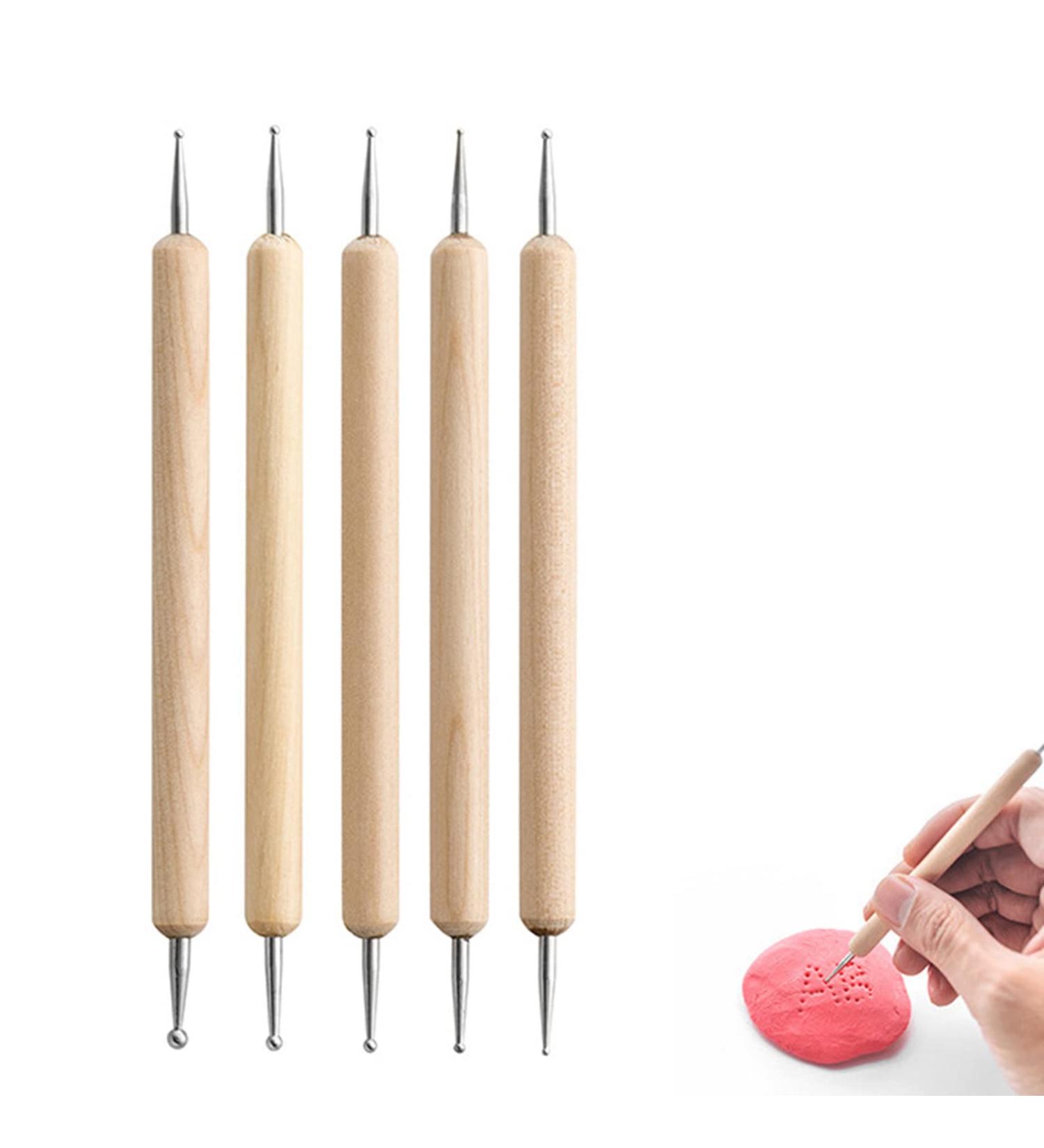 Yoezuo 5 Pcs Dotting Tools Nail Dotting Dual-ended Dotting Painting Pen Nail Art Point Drill Drawing Manicure Tool - Buy Online on GoSupps.com
