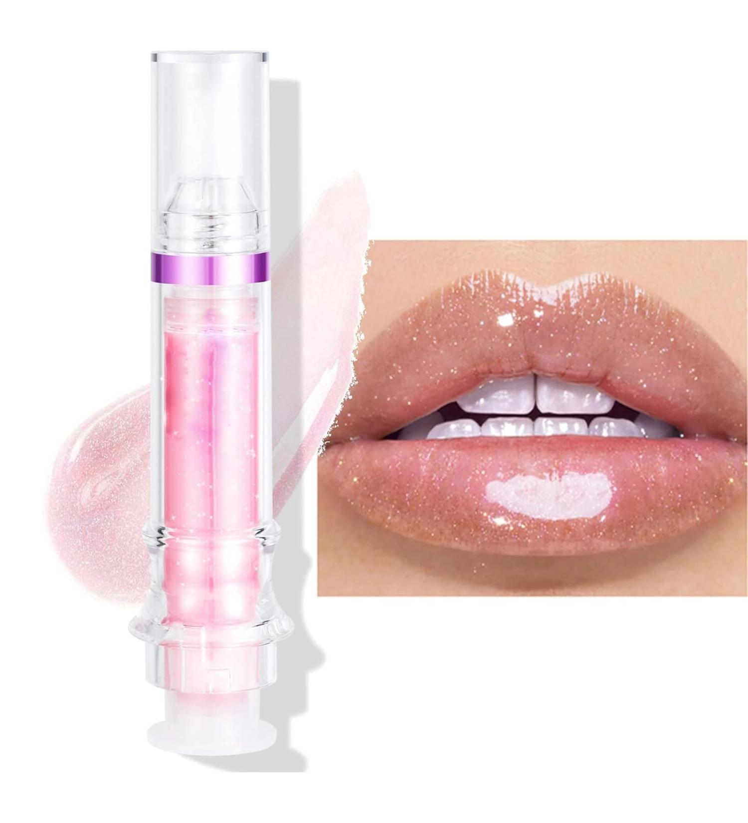 Buy Lip Plumping Booster | Spicy Lip Lipstick & High-Shine Lifter Gloss - Hydrating & Volumizing Lip Makeup - Buy Online on GoSupps.com