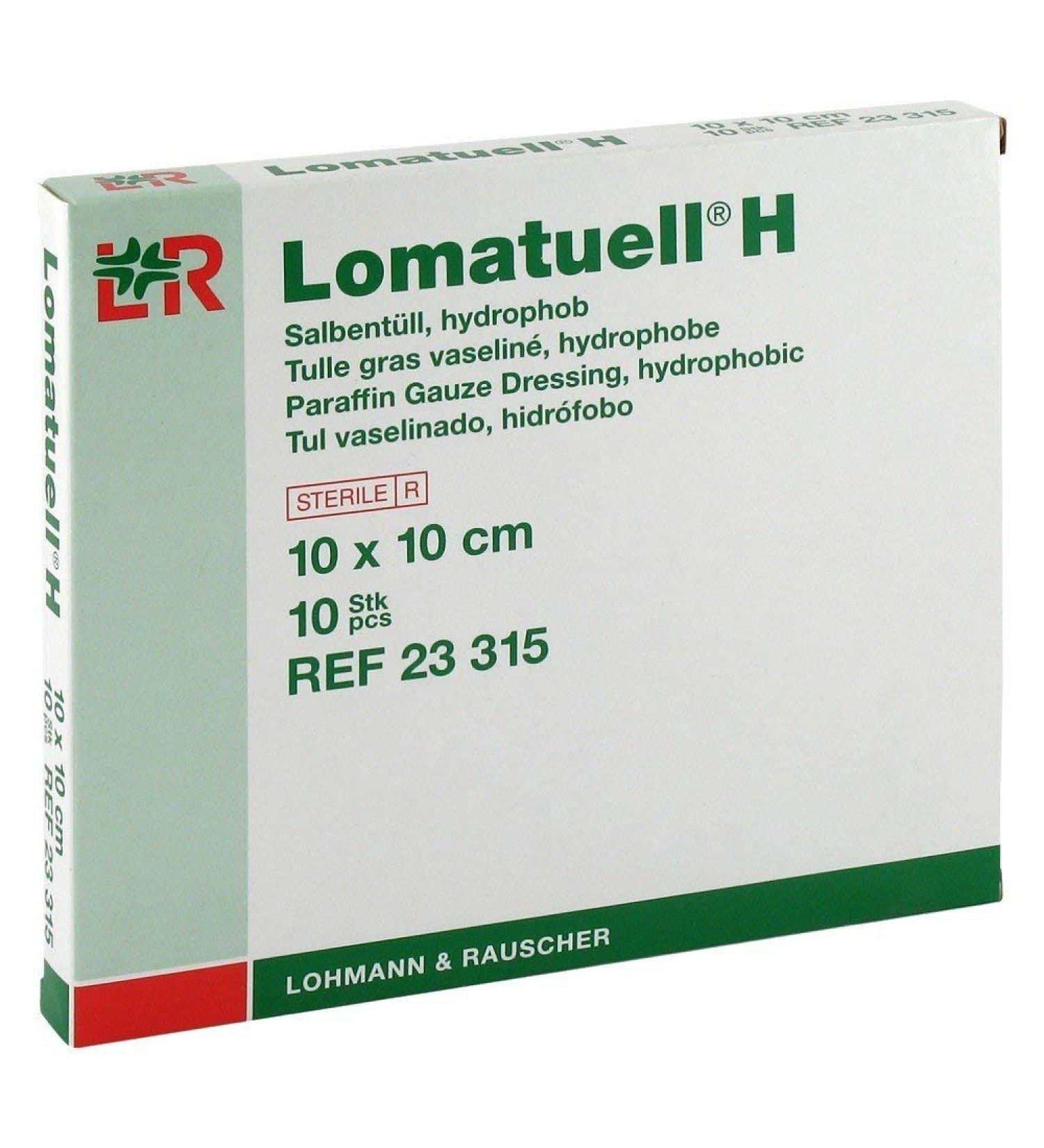 Lomatuell H 23315 dressings 10 cm x 10 cm (pack of 10)