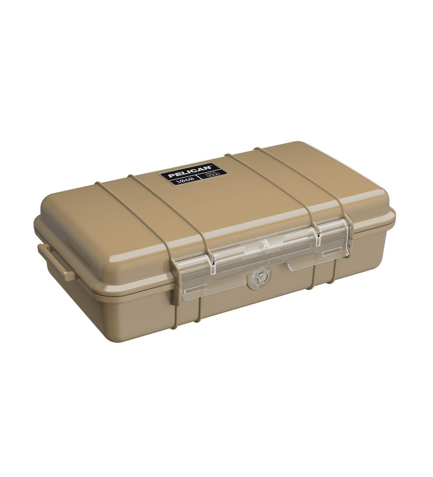 Pelican 1060 Micro Case - Desert Tan | iPhone, GoPro, Camera & More - Buy Online on GoSupps.com