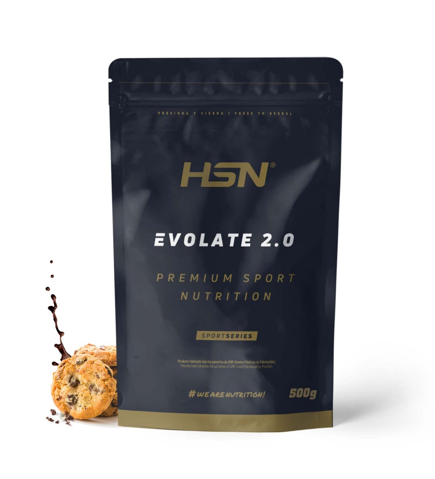  HSN HSN Evolate 2.0 Whey Protein Isolate | Chocolate Flavour 500g 16 Takes Per Pack | Whey Protein Isolate CFM + Digestive Enzymes | Non-GMO Vegan Gluten Free & Soy Free - Buy Online on GoSupps.com