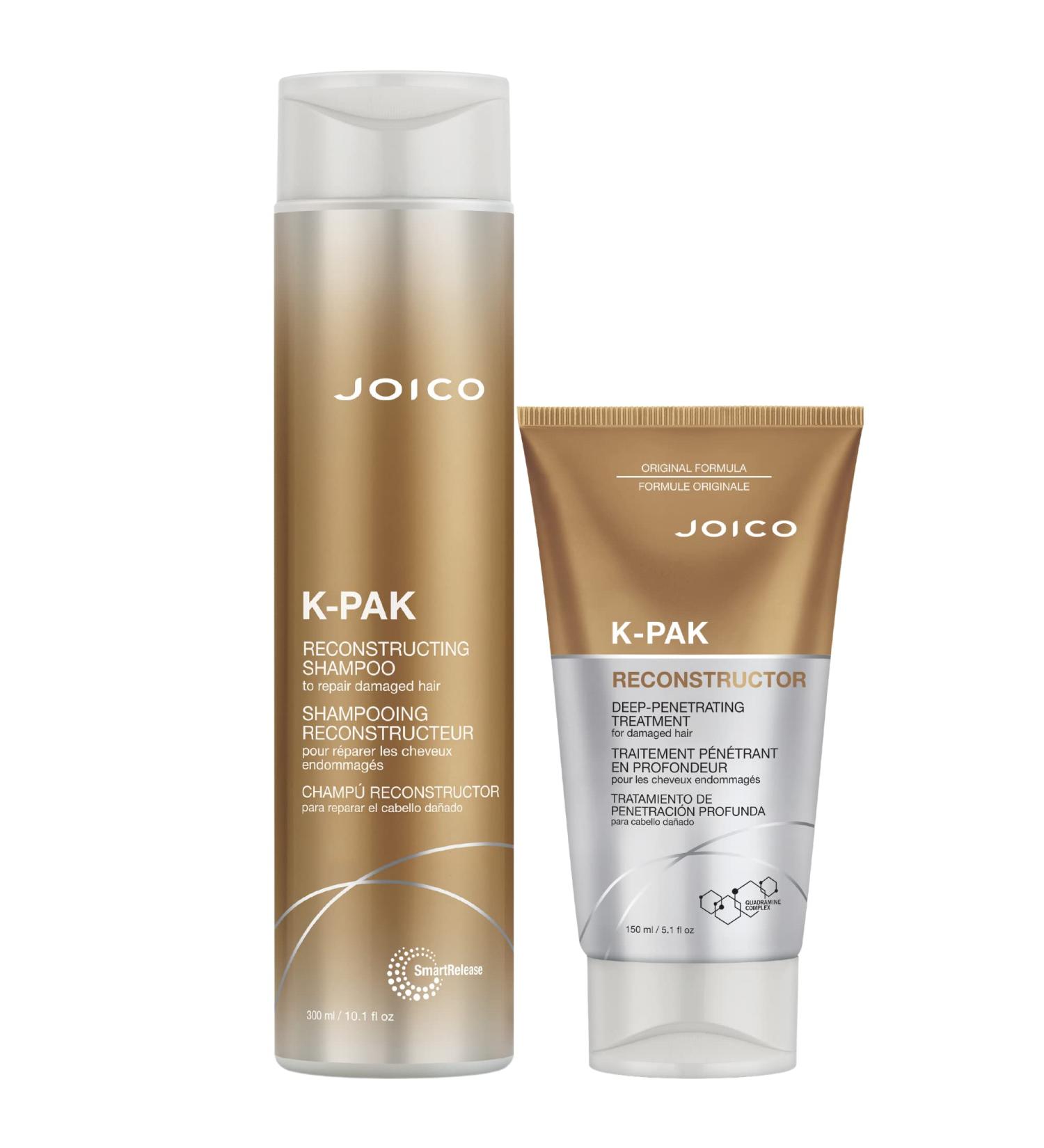 Buy Joico K-PAK Daily Reconstructing Set for Damaged Hair | Restore Shine & Smooth | Keratin & Guava Extract Shampoo & Treatment - International Shipping Available - Buy Online on GoSupps.com