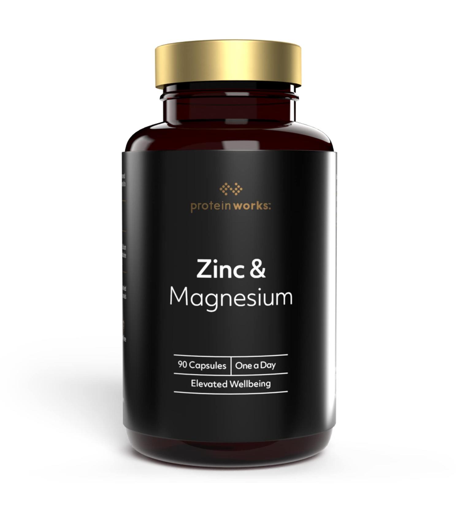 Protein Works - Zinc & Magnesium Supplement Tablets |Added Vitamin B6 | Combats Tiredness & Fatigue | Sports Recovery & Aids Sleep | 90 Tablets - Buy Online on GoSupps.com