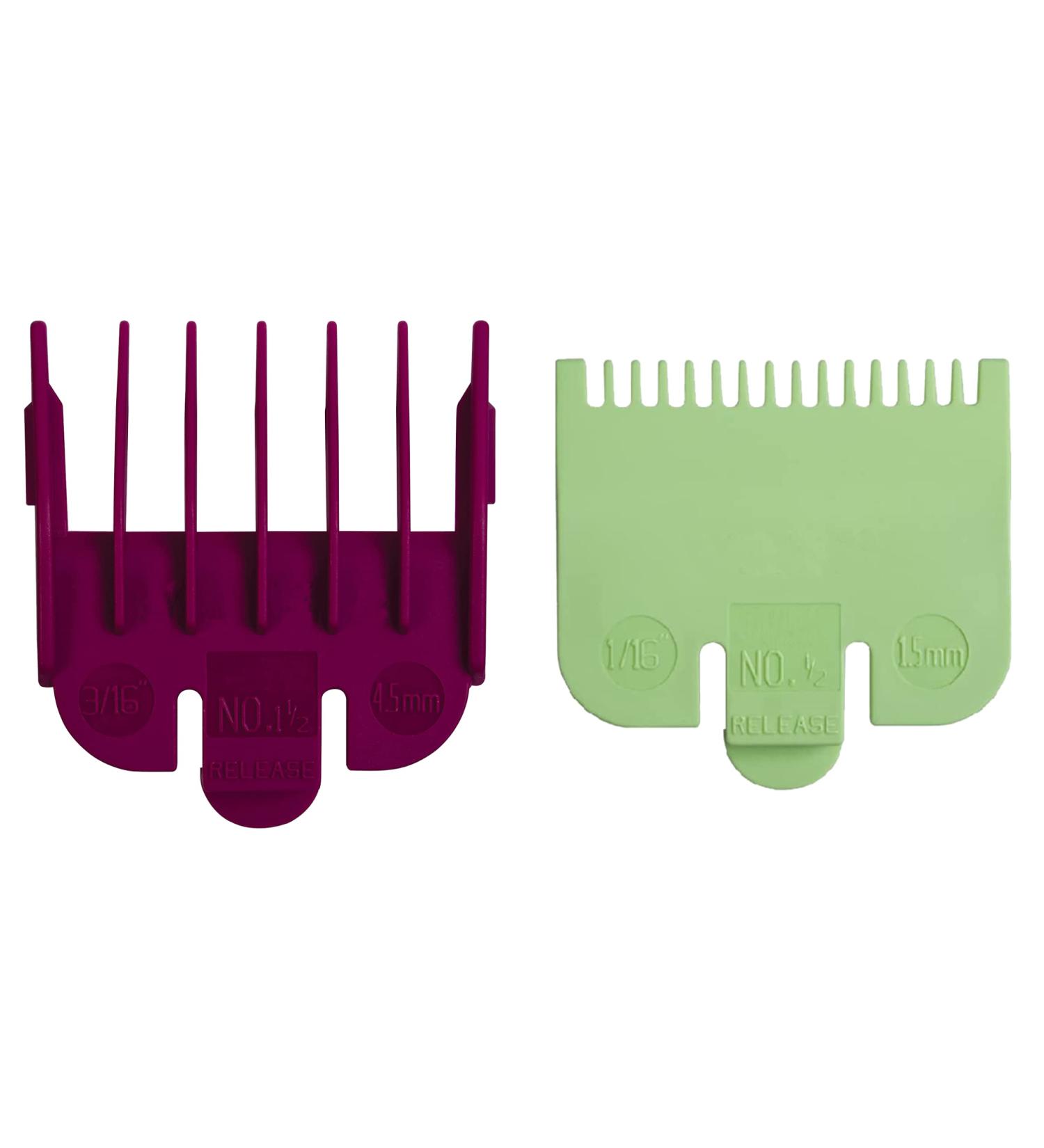 Professional Hair Clipper Attachment Grade 0.5 (1.5mm) & Grade 1.5 (4.5mm) - Buy Online on GoSupps.com
