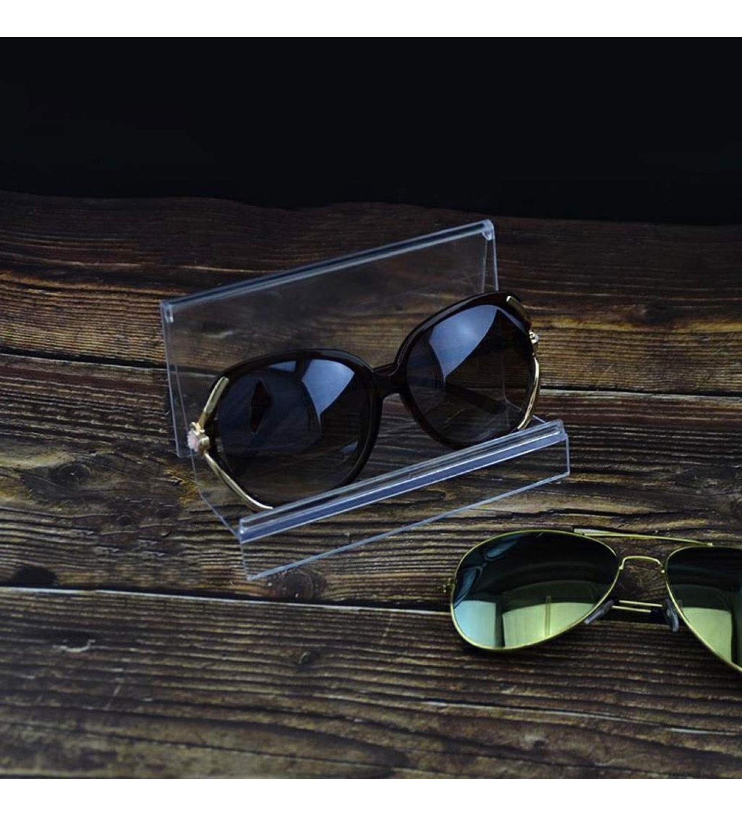 Multi-Layered Transparent Glass Stand - Multifunctional Ornaments for Sunglasses | Ett Warehouse - Buy Online on GoSupps.com