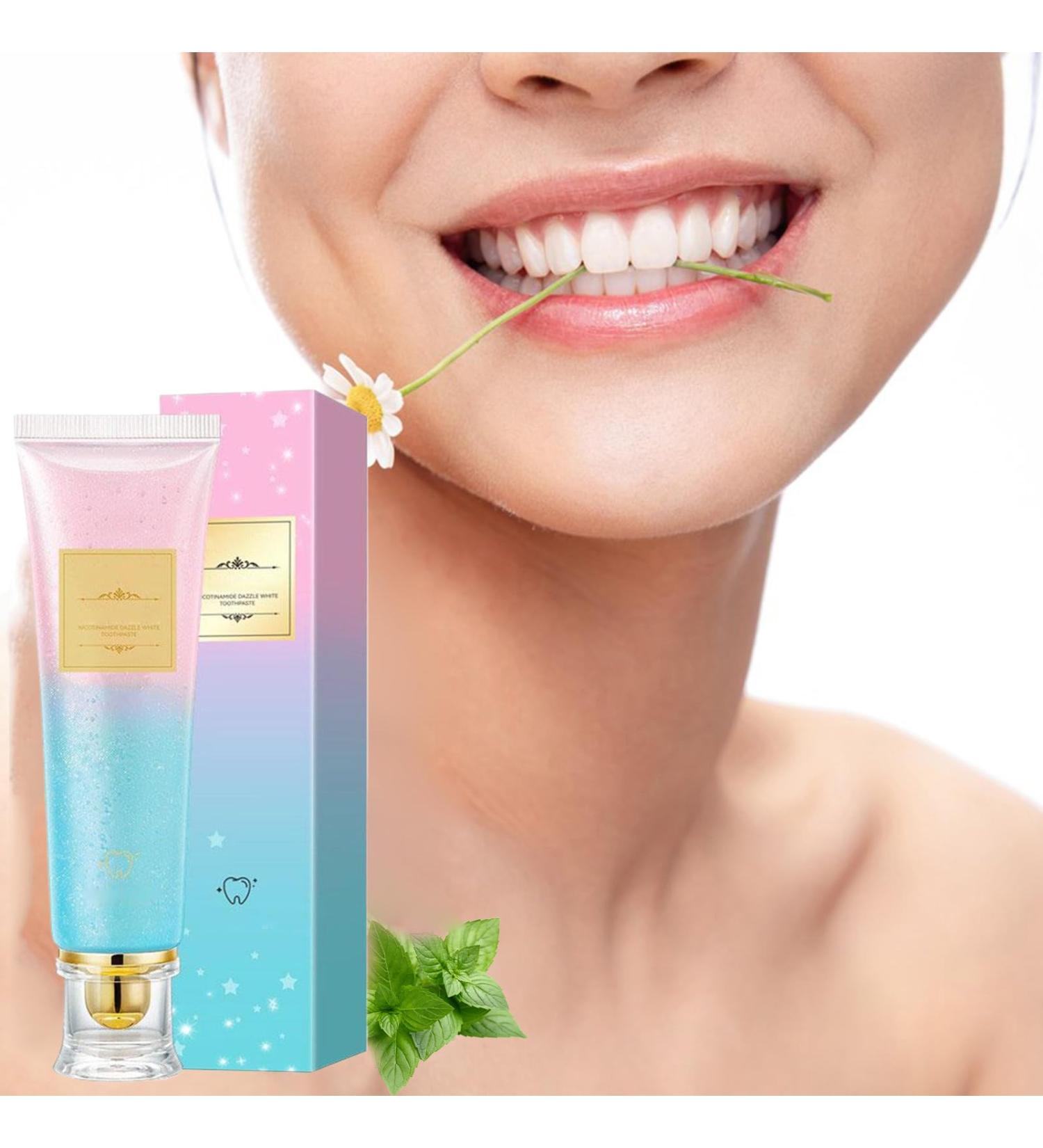 Comioke Nicotinamide Whitening Toothpaste 100 g niacinamide toothpaste for deep cleaning tooth enamel repair and intensive whitening fresh breath and bad breath - Buy Online on GoSupps.com