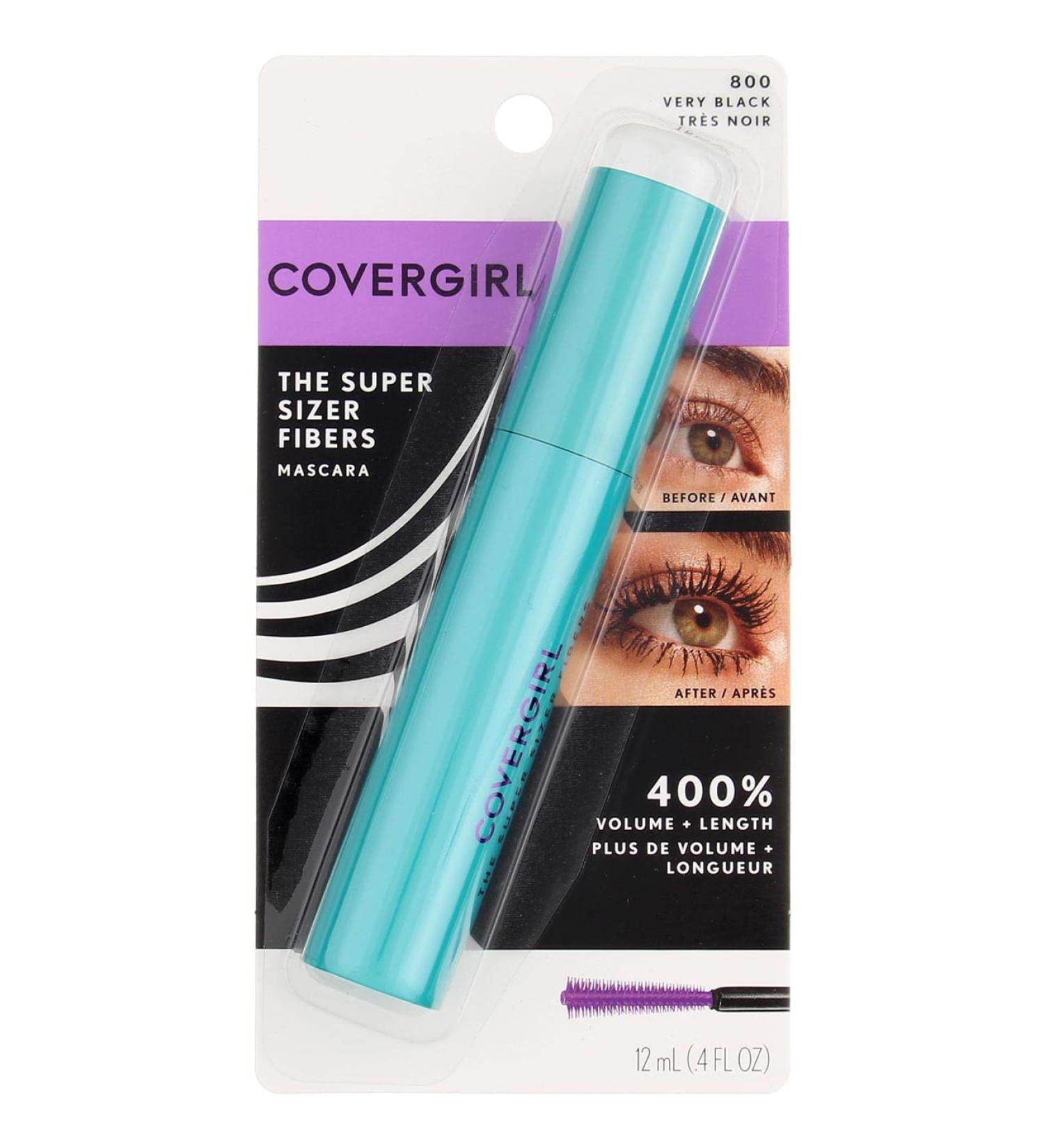 Super Sizer Fibers Mascara - Pack of 2 | Long Lasting Formula | Volumizing and Lengthening Effect - Buy Online on GoSupps.com
