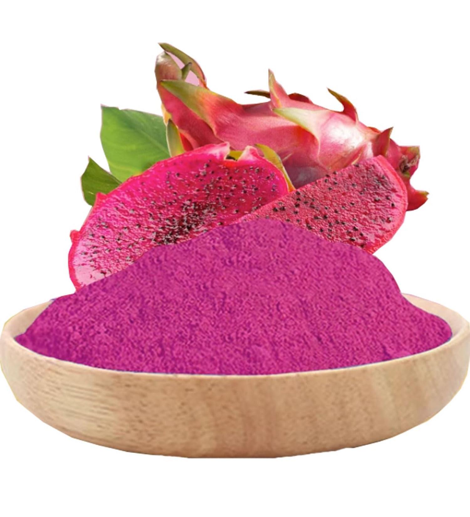 Pink Pitaya Powder 5.29 oz Pitahaya Powder Dragon Fruit Pitaya Foods for Baking Drink 150g - Buy Online on GoSupps.com