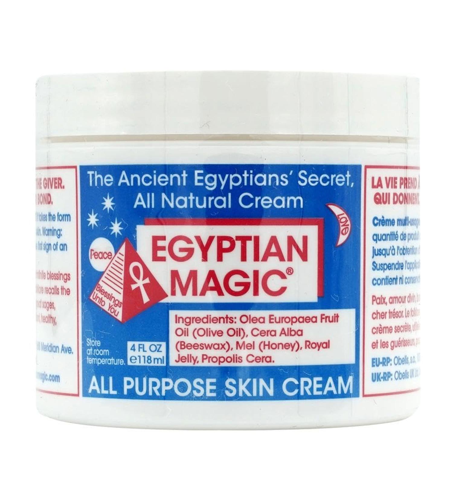 Egyptian Magic All Purpose Skin Cream - 4 oz Jar | Natural Moisturizer for Skin Relief & Beauty - Buy Online on GoSupps.com