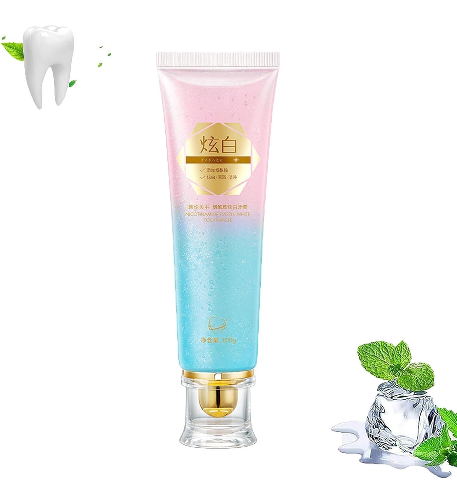 Le dentifrice blanchissant la Niacinamide rafra chit l'haleine Le dentifrice blanchissant la Niacinamide limine la mauvaise haleine 1pcs - Buy Online on GoSupps.com