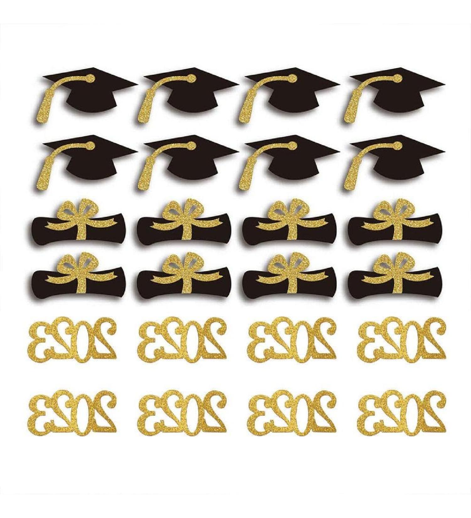 48 Pcs/Set Mini Graduation Cupcake Toppers Birthday Cake Decoration Students Graduation Party Mini Cake Ornaments Gifts Cupcake Toppers - Buy Online on GoSupps.com