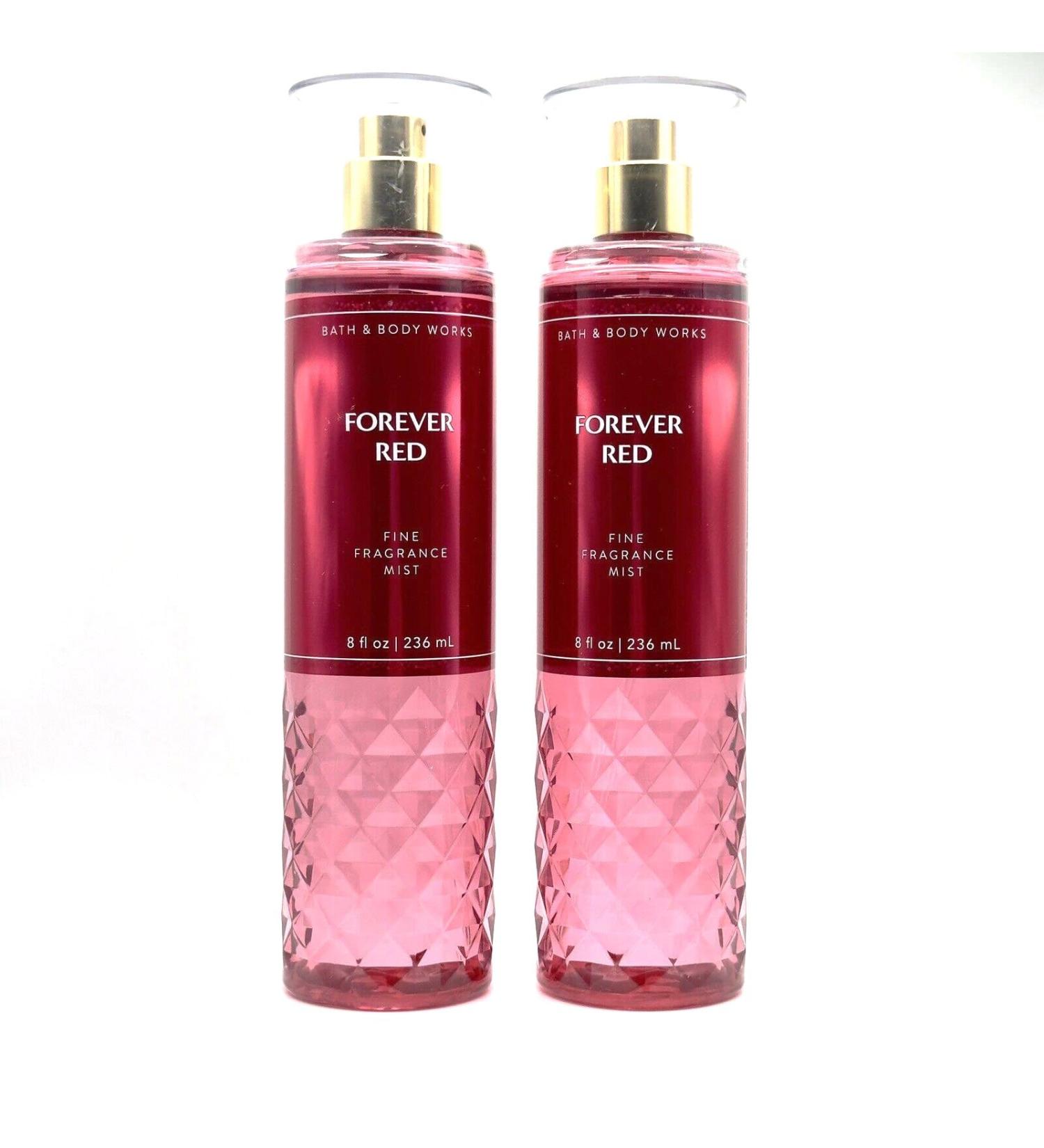 2 Forever Red Fine Fragrance Mist bundle set bath body shower