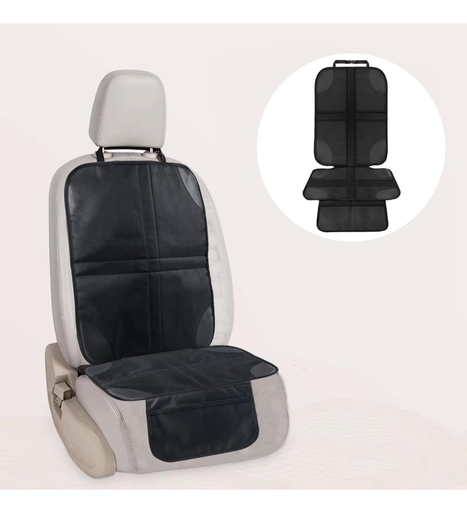 HISUFU Car Seat Protector - Waterproof Universal Cover with Non-Slip Design and Mesh Pockets for Kids. Black-1pcs - Buy Online on GoSupps.com