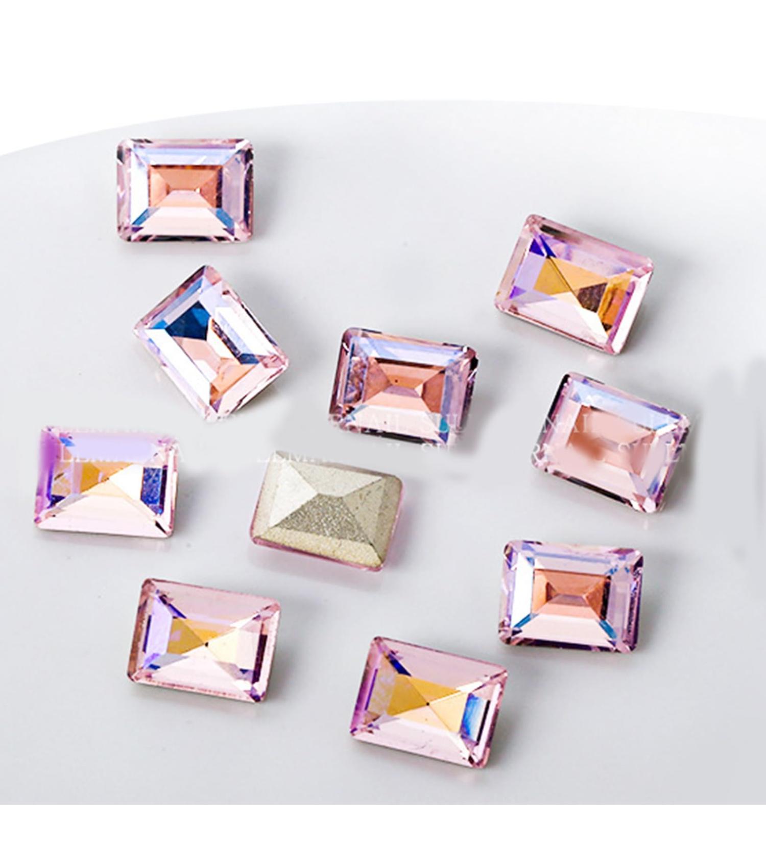 Crystal Nail Rhinestones Clear Nails Gems Stones 10Pcs Pointed Back Rhinestones Diamond Gems For Nail Art Supplies Nail Art Decorations Kits Nail Art Decorations Stickers ND953 - Buy Online on GoSupps.com