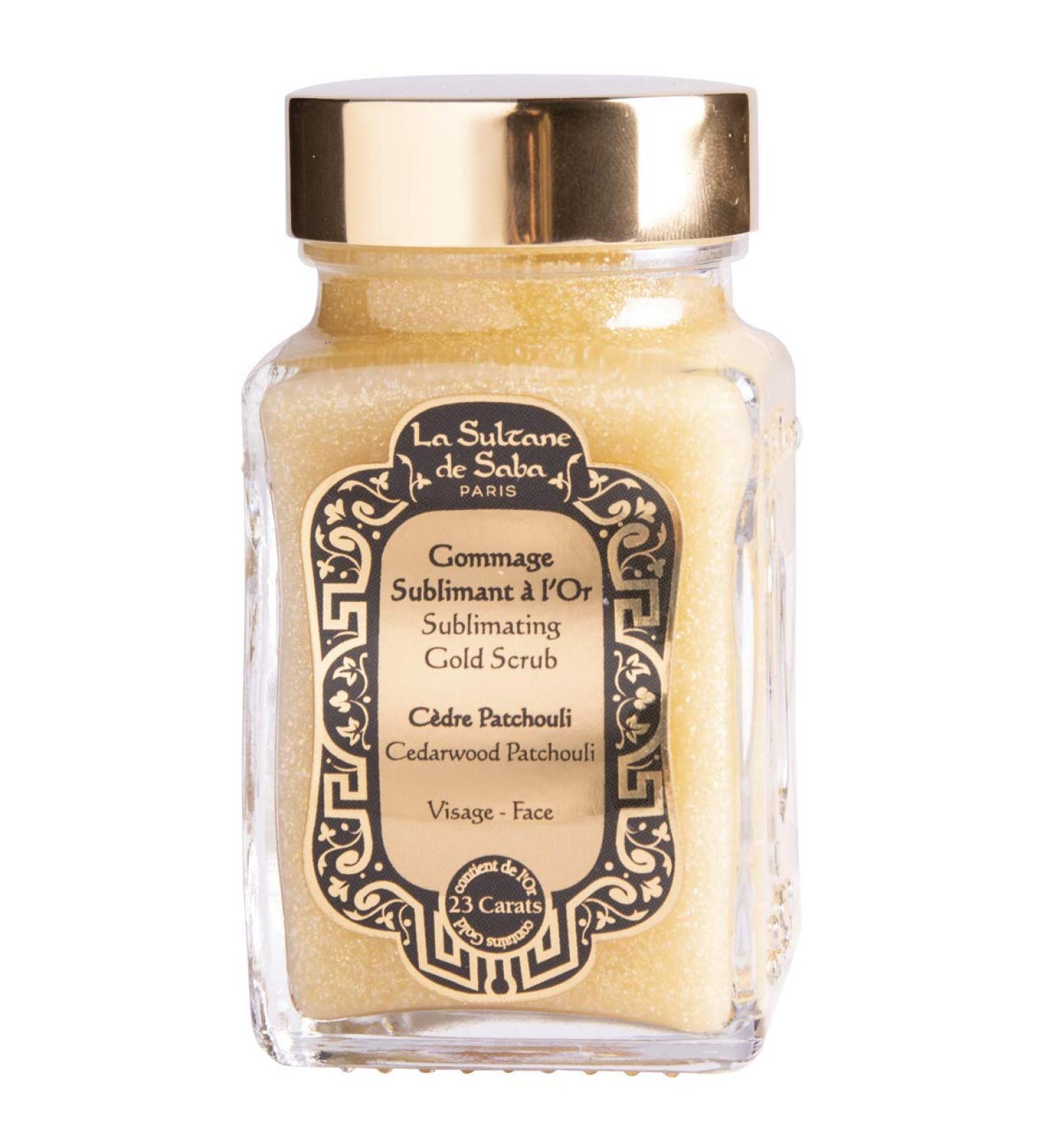 La Sultane de Saba - Face Scrub - Gold : Cedar & Patchouli 100ml / 3.4 Fl Oz