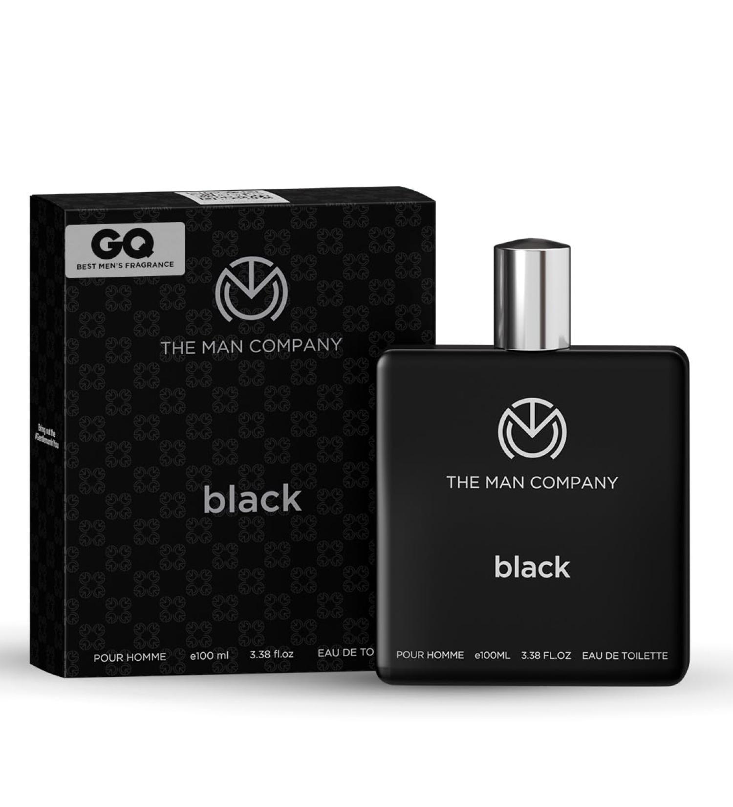 The Man Company Black EDT Perfume For Men - 100ml | Premium Long-Lasting Fragrance Spray | Gift for Him - Buy Online on GoSupps.com
