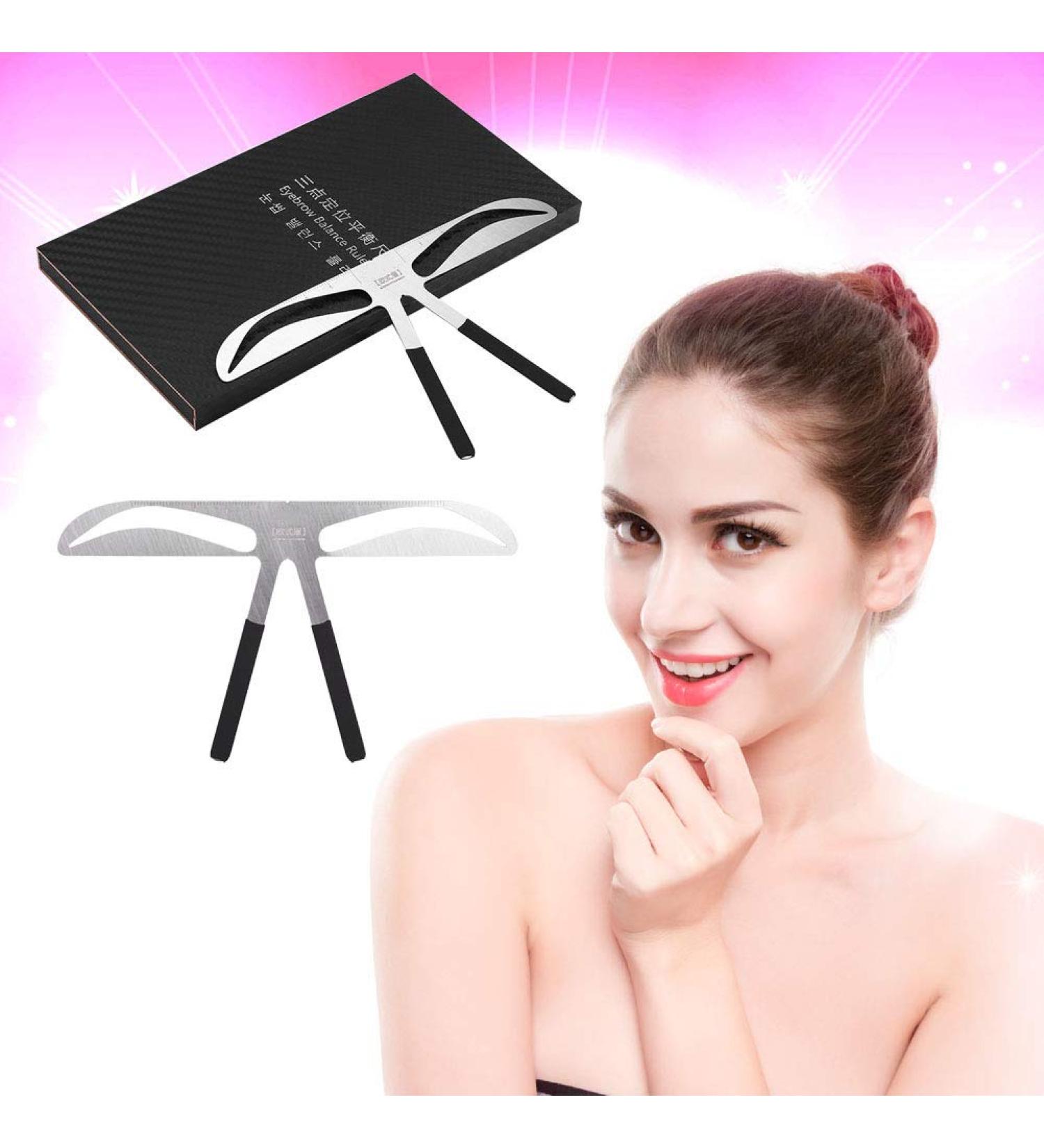 Permanent Eyebrow Ruler Template - Perfect European Style Eyebrow Shaping Tool for Flawless Brows - Buy Online on GoSupps.com