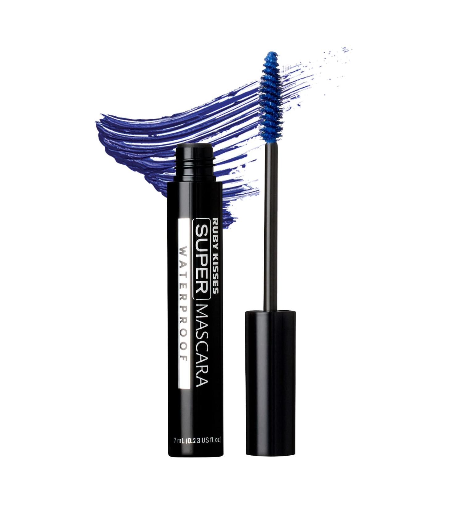 Ruby Kisses Super Waterproof Mascara - Navy Blue, Lengthening, Defining, Curling - Eye Makeup - Buy Online on GoSupps.com