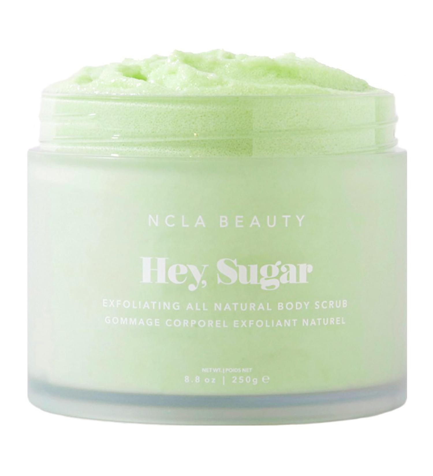 NCLA Beauty Hey Sugar All Natural Body Scrub - Moisturizing Exfoliating Sugar Scrub - Shea Cocoa and Mango Butters - Cucumber - 8.8 oz - Buy Online on GoSupps.com