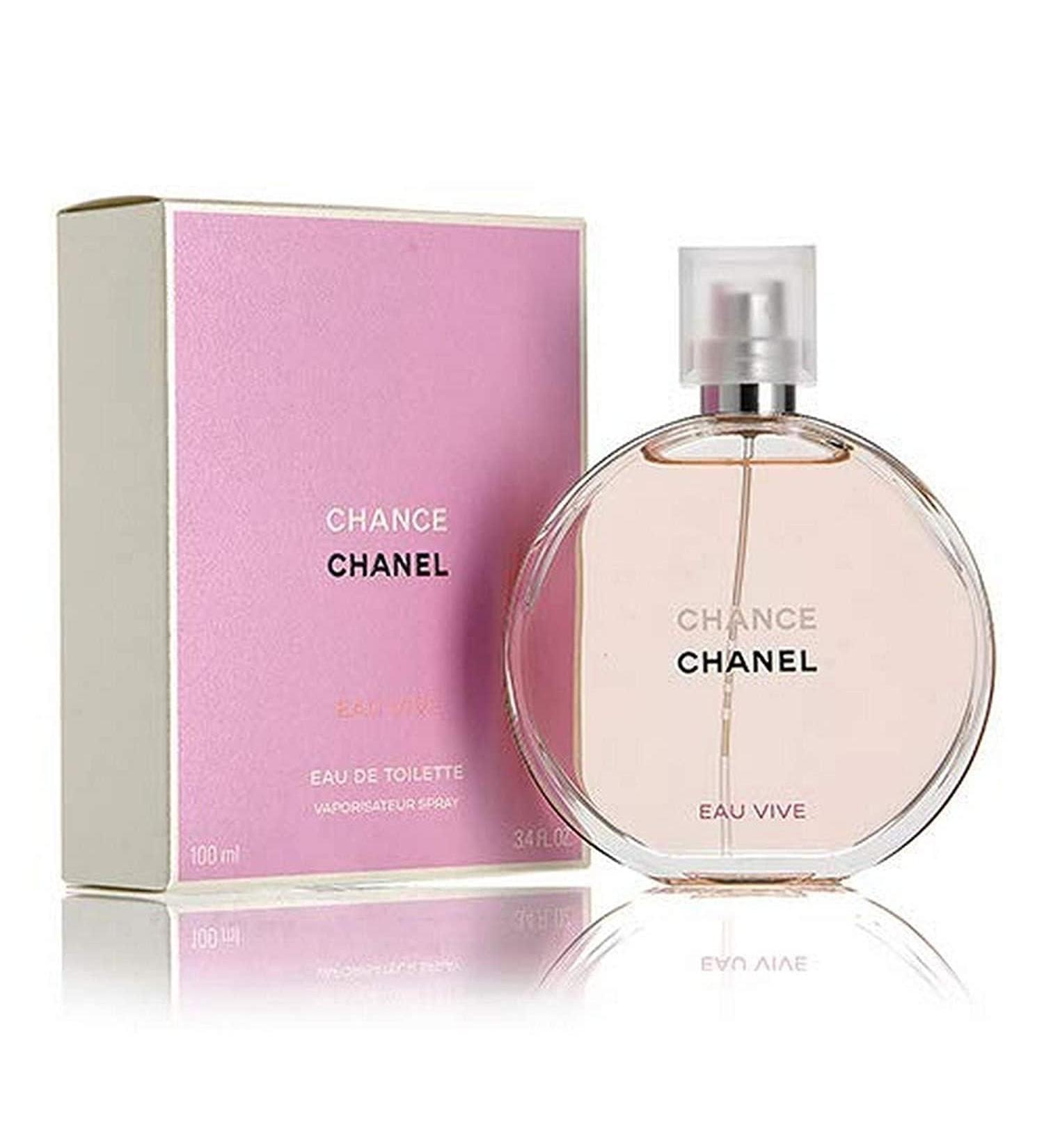Chanel Chance Eau Vive Eau de Toilette Spray for Women 3.4 Ounce 3.4 Fl Oz (Pack of 1) - Buy Online on GoSupps.com