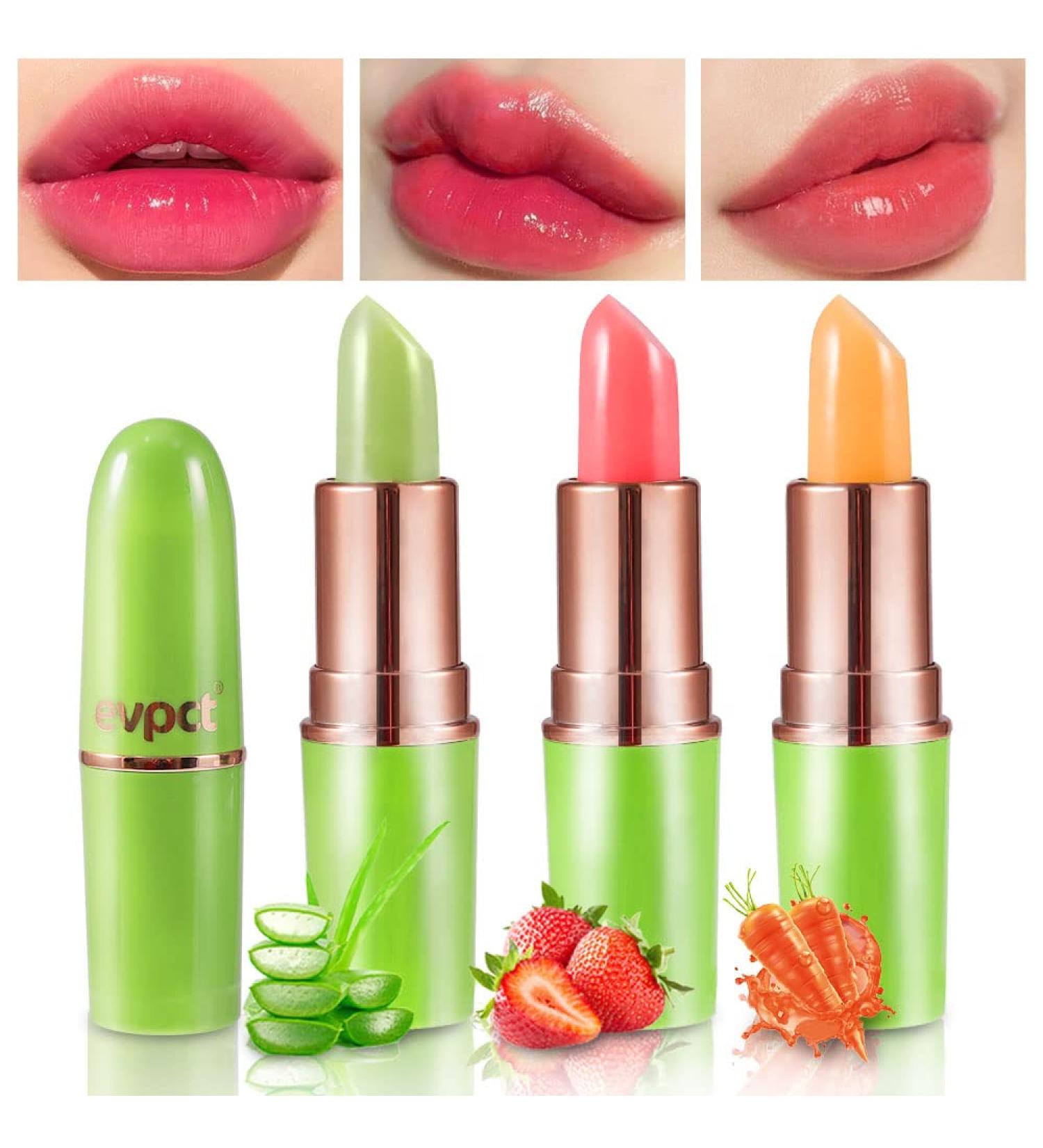BINGBRUSH 3-Piece Mood-Enhancing Lipstick Set - Long Lasting Lip Color with Aloe and Fruit Extracts for Moisturized Lips - Glossy Makeup for Women - Buy Online on GoSupps.com