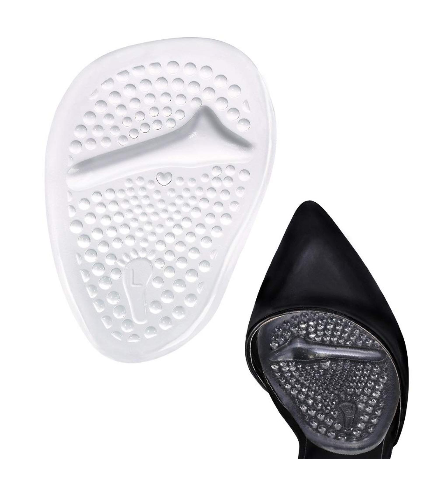 Ball of Foot Cushions - Anti-Slip Gel Forefoot Insoles for Women (2 or 4 Pairs) - Pain Relief All Day - Buy Online on GoSupps.com