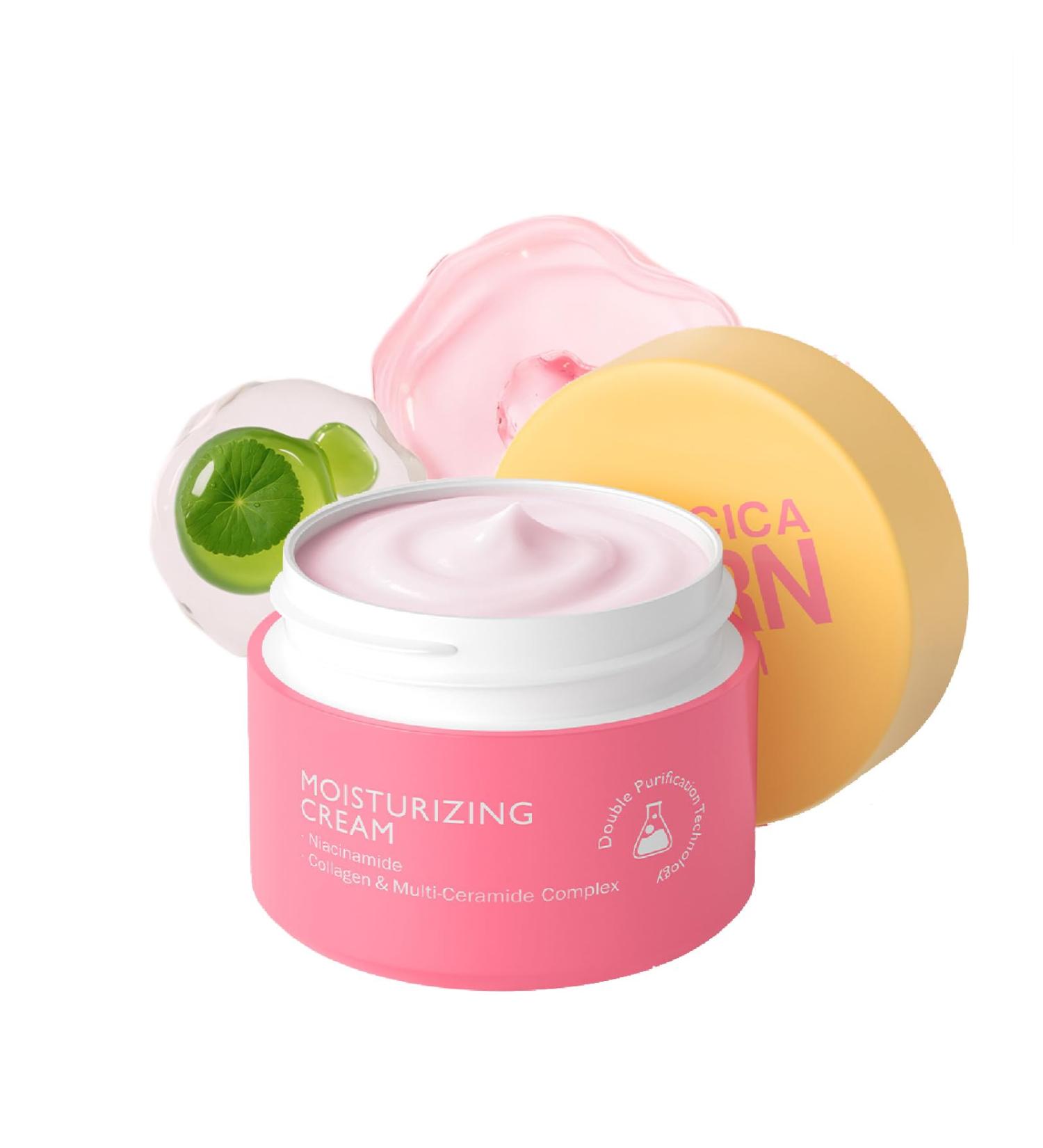 CLY AMS Centella Moisturizing Cream Rejuvenating Cream with Collagen Lightweight Hydrating Plump Skin | Anti-Aging Cream for Glass Glow Elasticity | Korea Skincare for All Skin Typles 1.06 Oz - Buy Online on GoSupps.com