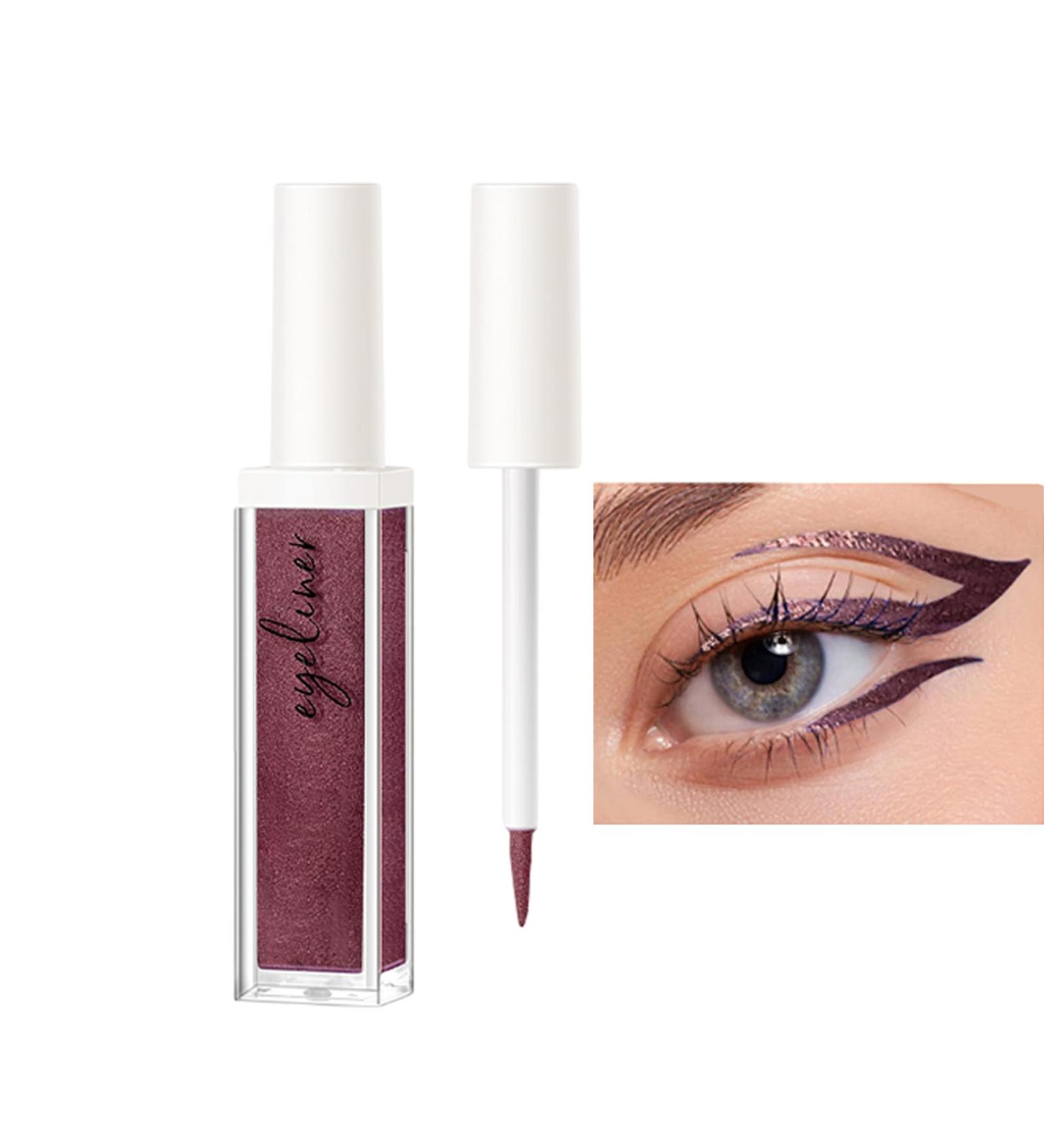  bellv Colored Eyeliner | Glitter Eyeliners Shimmering Liquid Eyeshadow Waterproof Glitter Eyeliner for Valentine's Day and Birthday Gifts Bellv - Buy Online on GoSupps.com