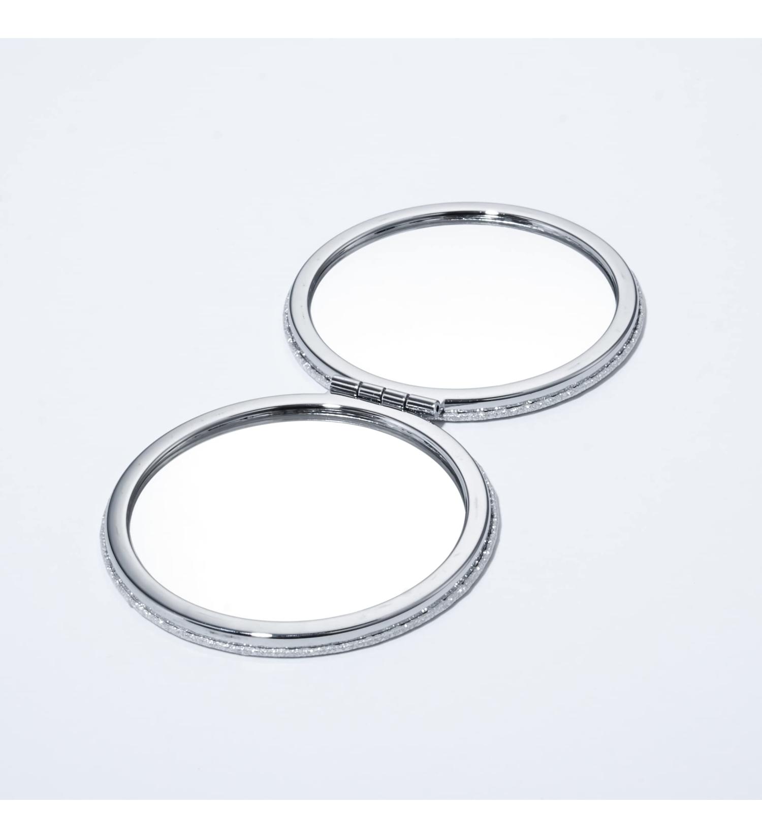 NC Compact Makeup Mirror - 2 Side Travel Cosmetic Mirror with 3X Magnifying Compact Mirror - Ideal for Makeup Purses - Buy Online on GoSupps.com