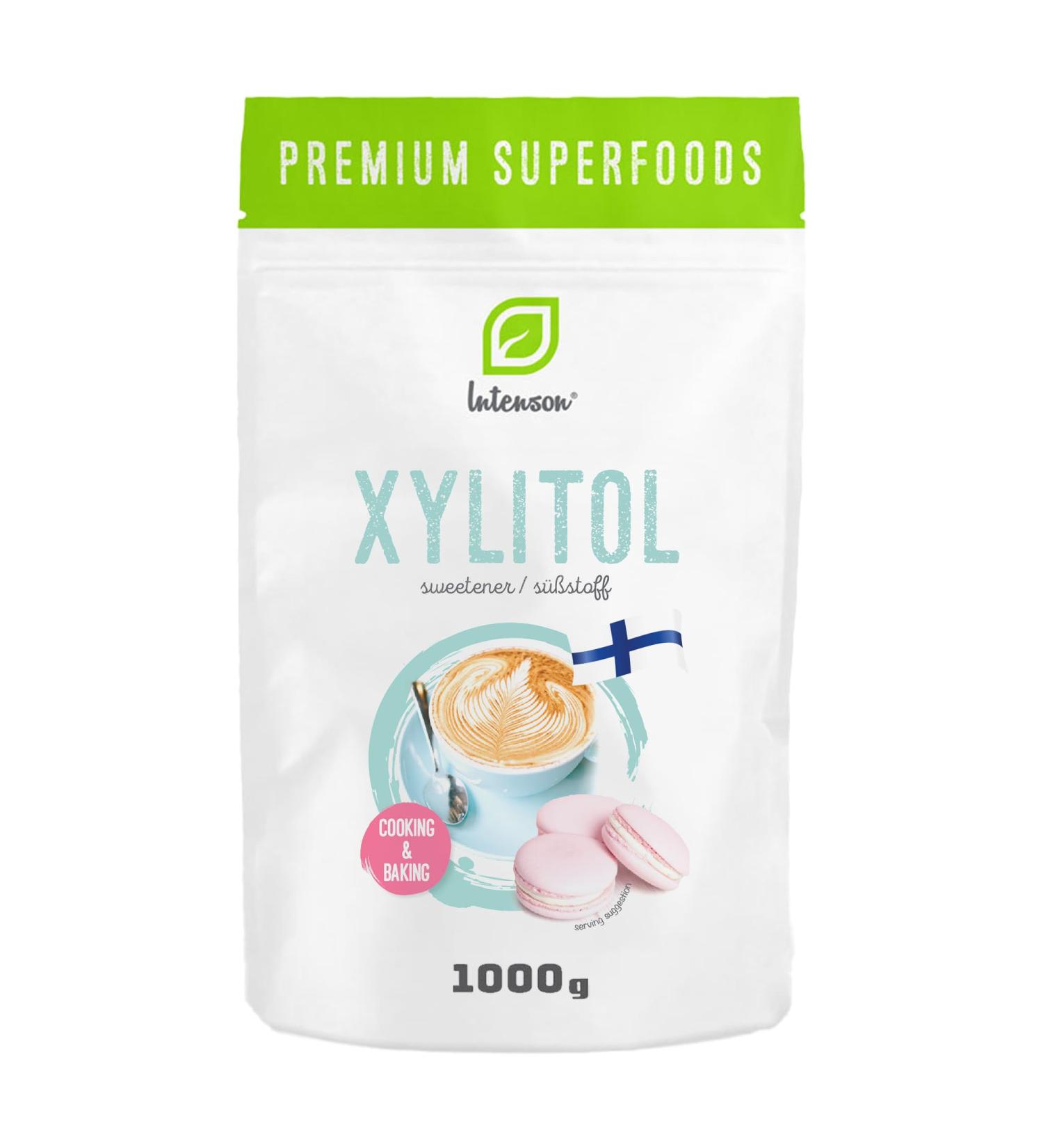 Intenson - Xylitol Sugar 1kg | Xylitol from Finland 1000g | Birch Sugar 100%. - Buy Online on GoSupps.com