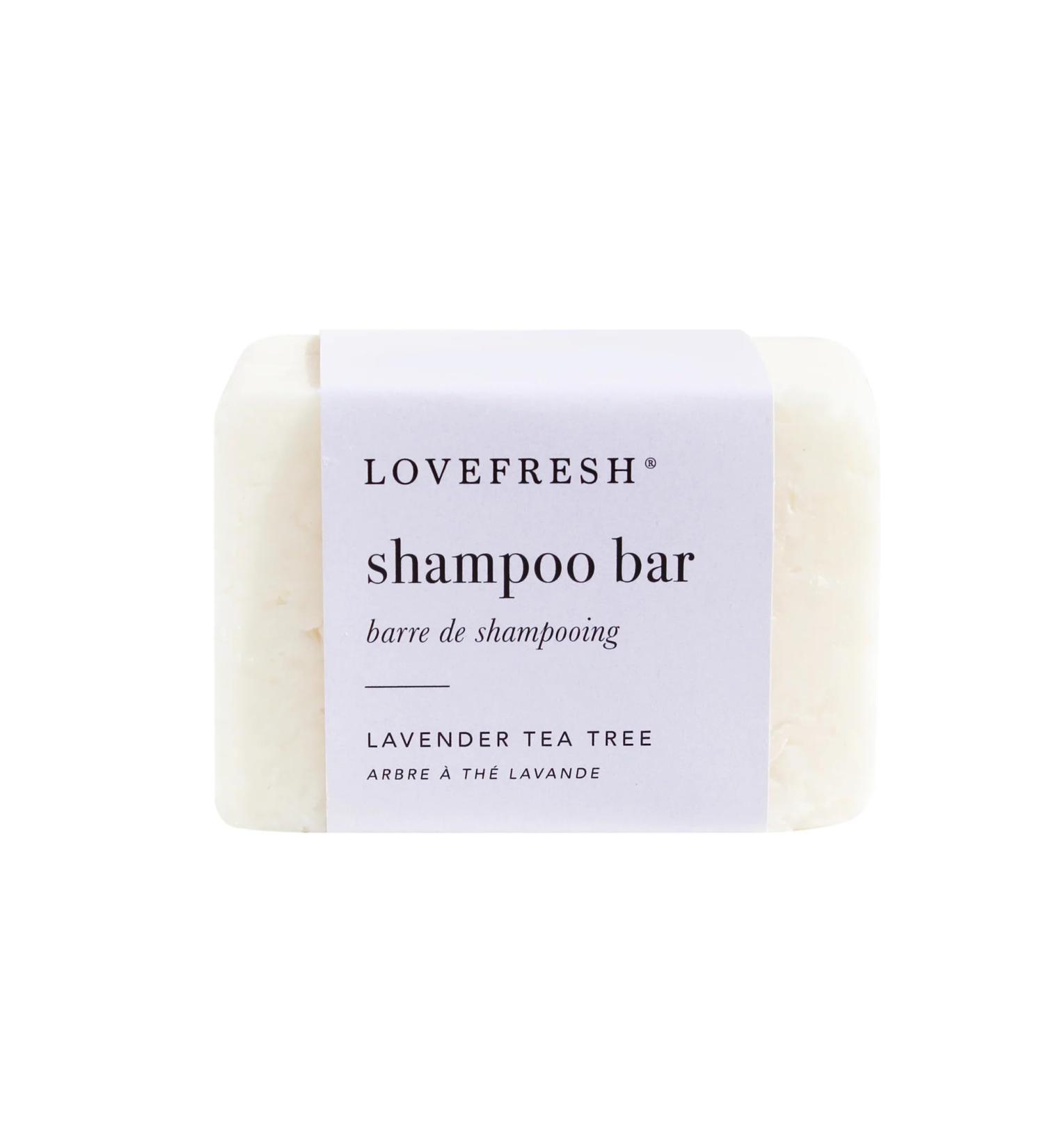 All Natural Shampoo Bar | Handmade All-Natural Non-Toxic Clean Beauty (Lavender Tea Tree 6.5 oz | 185 g)