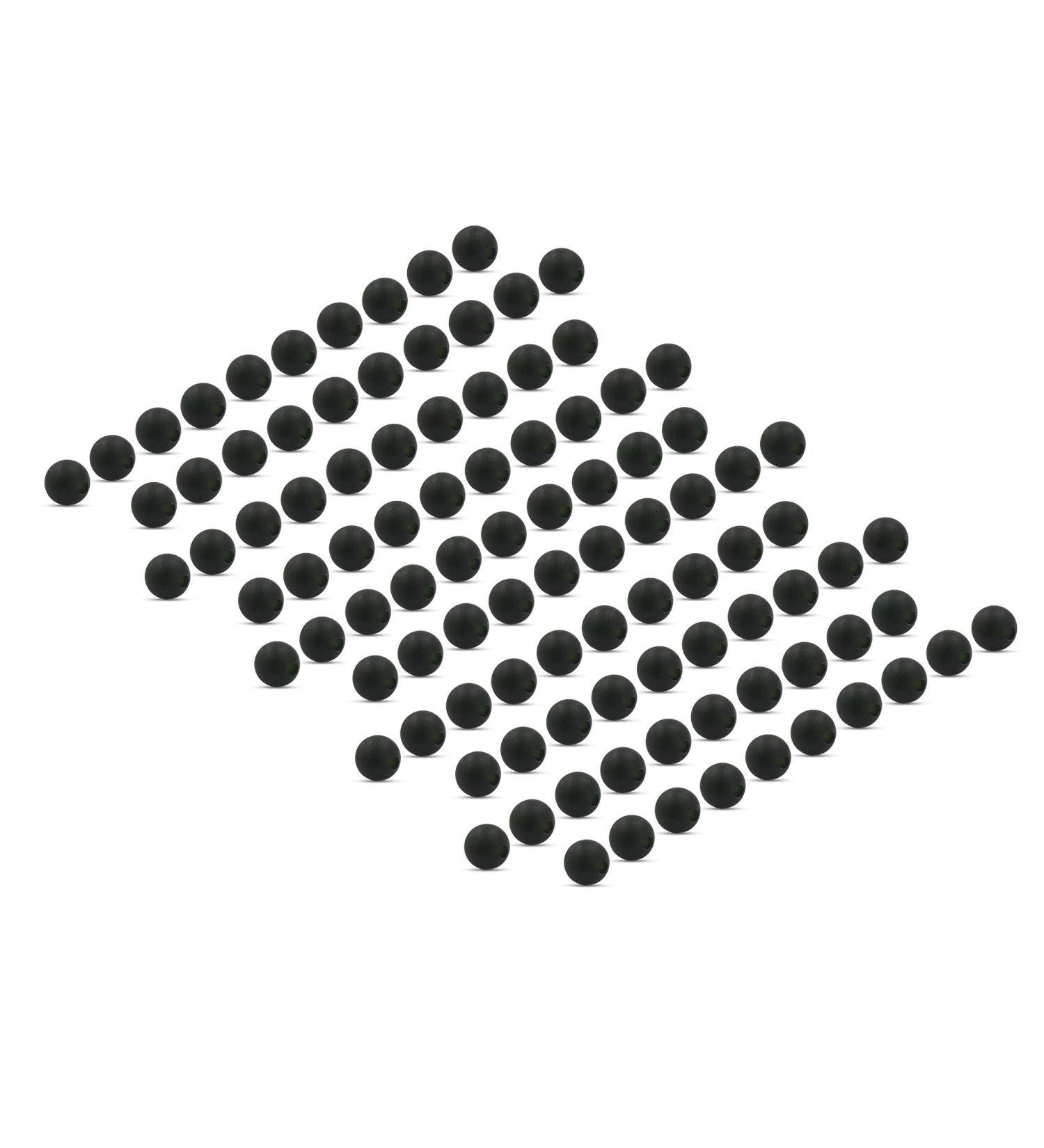 NEW AMZFISHING 100x 5mm Black Rubber Pearls - Premium Fishing Accessories | Rubber Beads & Stoppers for Optimal Stoppering Solutions - Buy Online on GoSupps.com