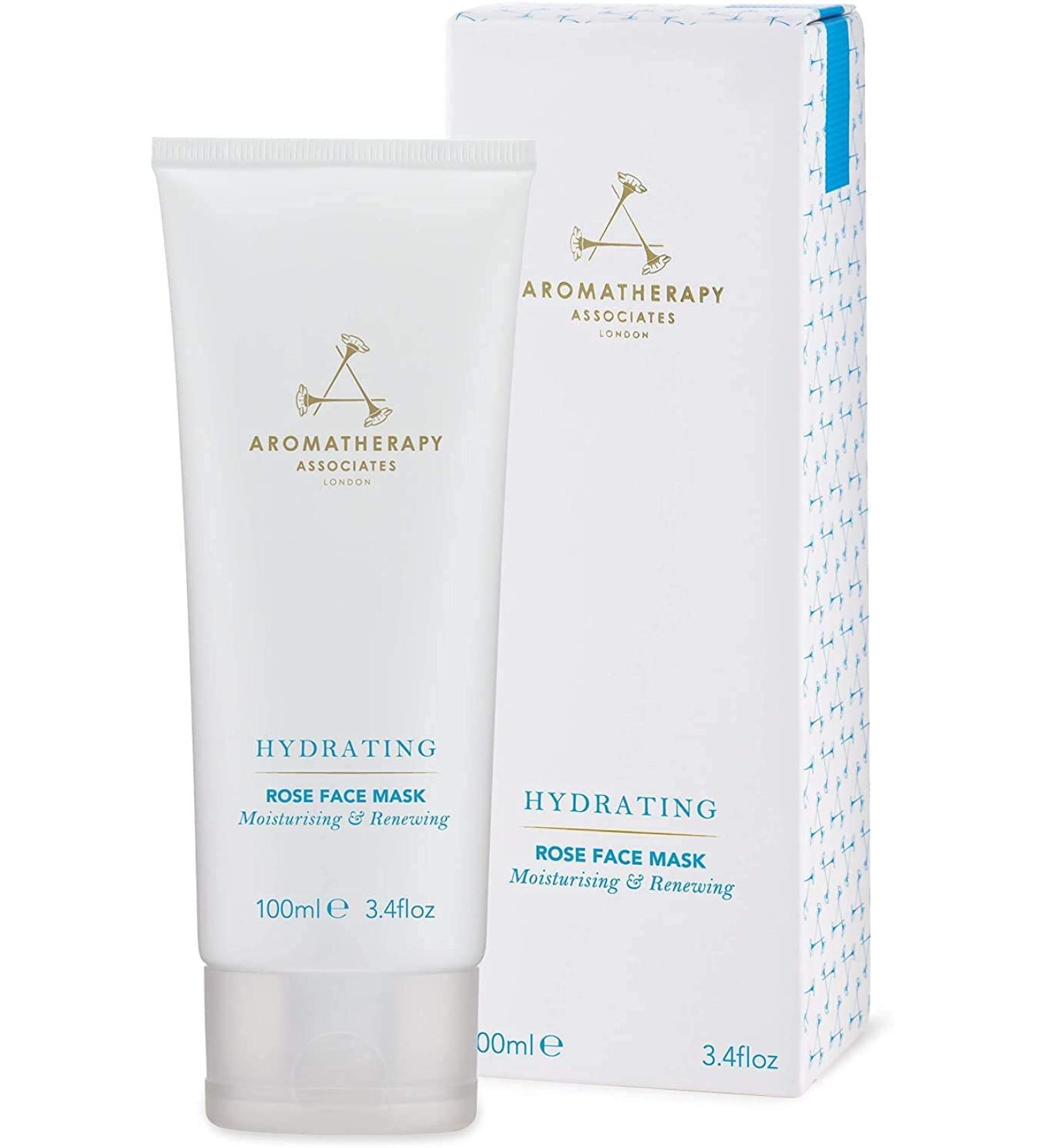 Aromatherapy Associates Hydrating Rose Face Mask - Moisturizing Gel Mask with Damask Rose Water for Glowing Skin (3.4 fl oz) - International Shipping Available - Buy Online on GoSupps.com
