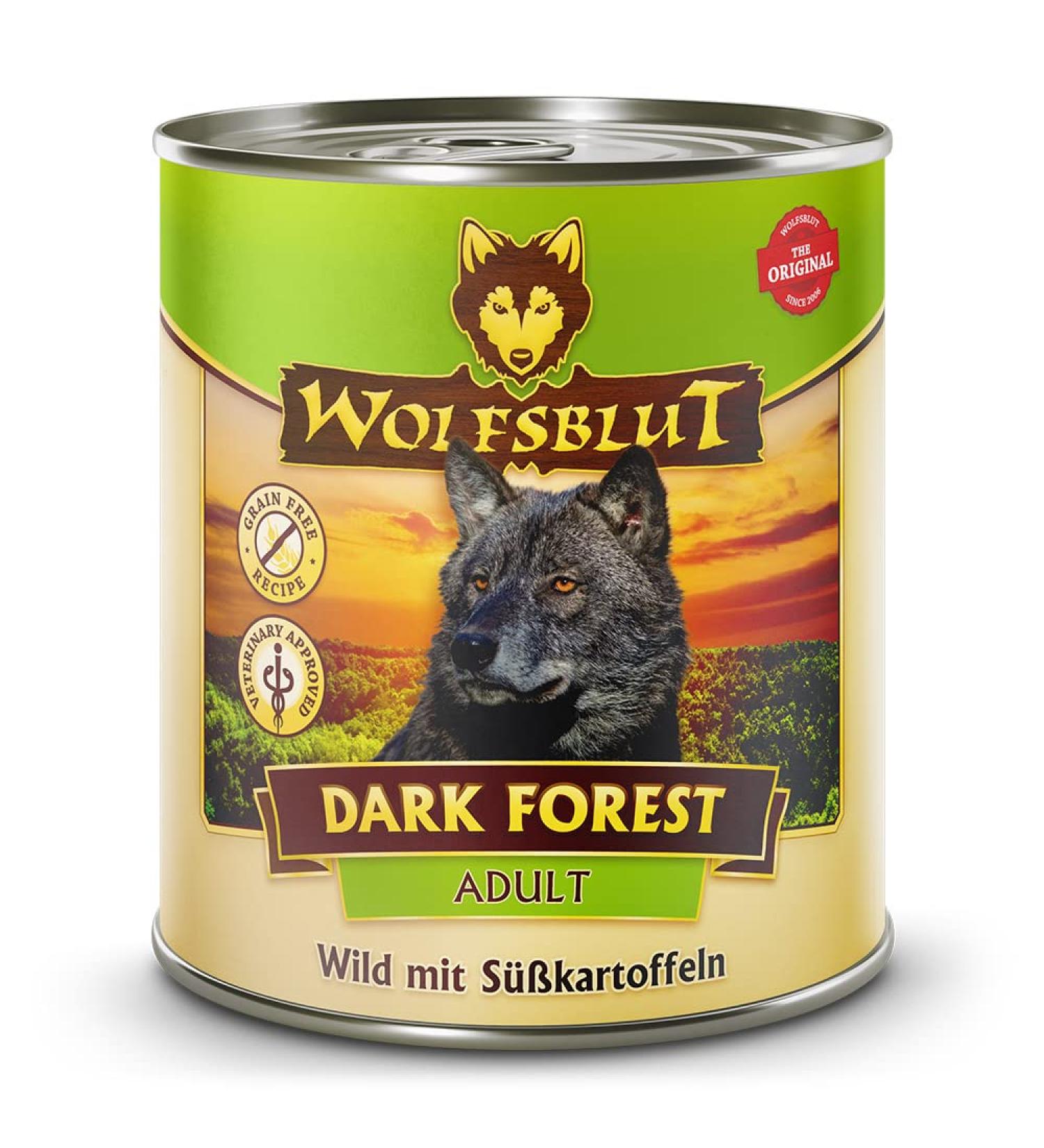 Wolfsblut Dark Forest Adult Dog Food - 800 g (Pack of 6)
