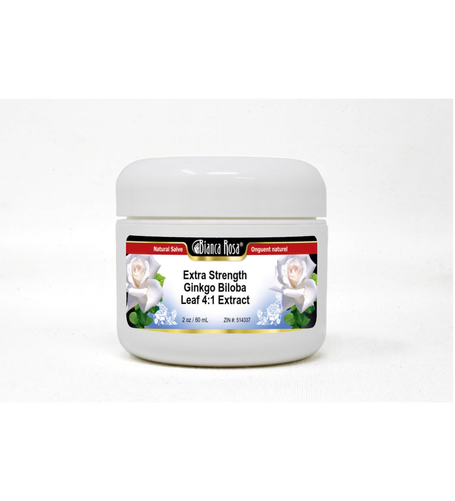 Bianca Rosa Extra Strength Ginkgo Biloba Leaf 4:1 Extract - Salve Ointment (2 oz ZIN: 514337) - Buy Online on GoSupps.com