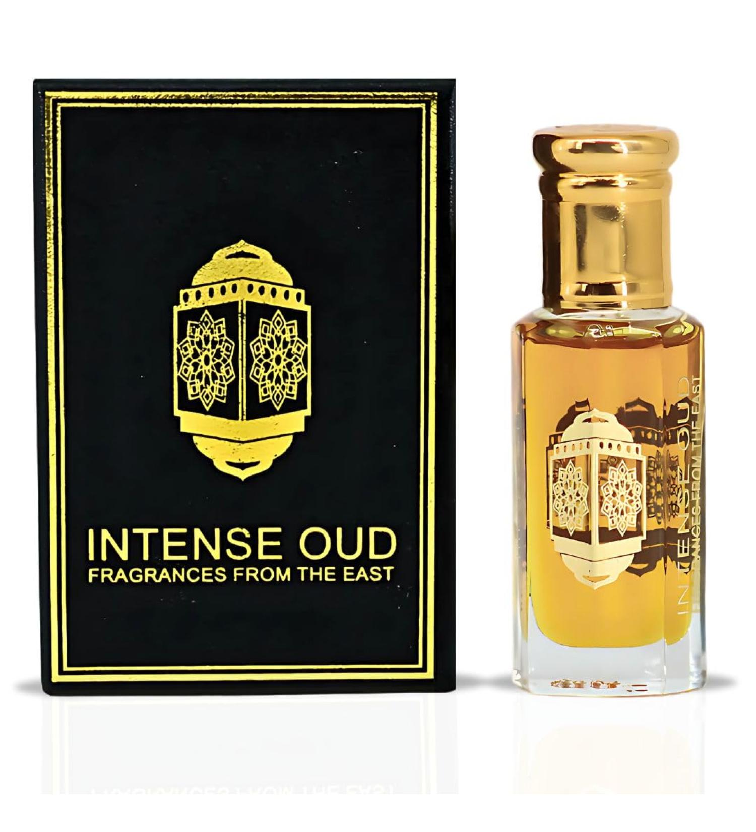 INTENSE OUD Crushed Perfume Oil 12ML (0.40 OZ) With Black Gift Box Frozen Pear Peony & Apricot With A Vanilla & Musk Finish. - Buy Online on GoSupps.com