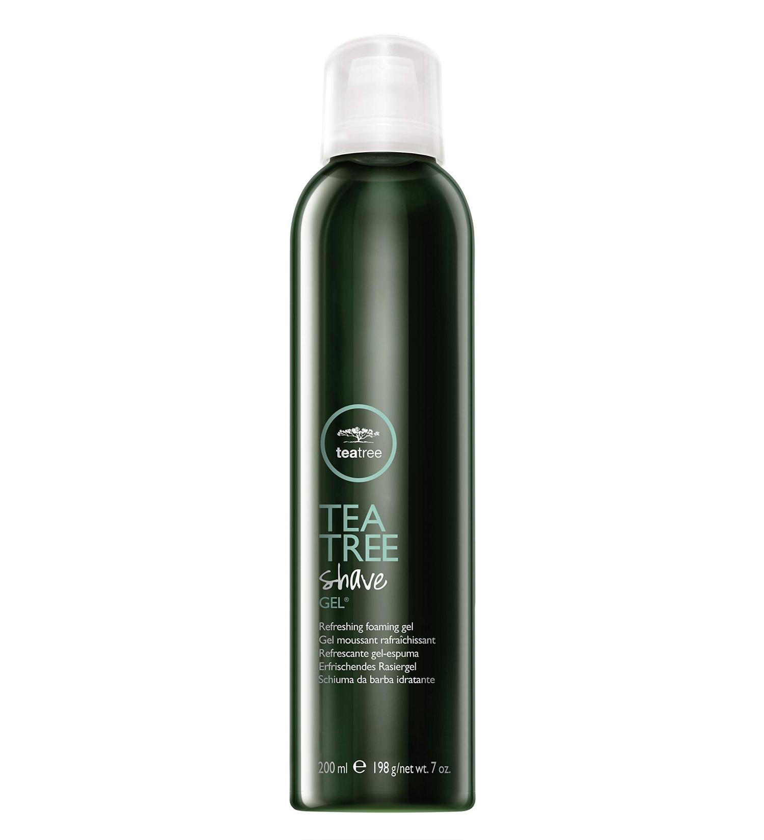 Tea Tree Shave Gel - Cooling Foaming Formula for All Skin Types - 7 fl. oz - Buy Online on GoSupps.com