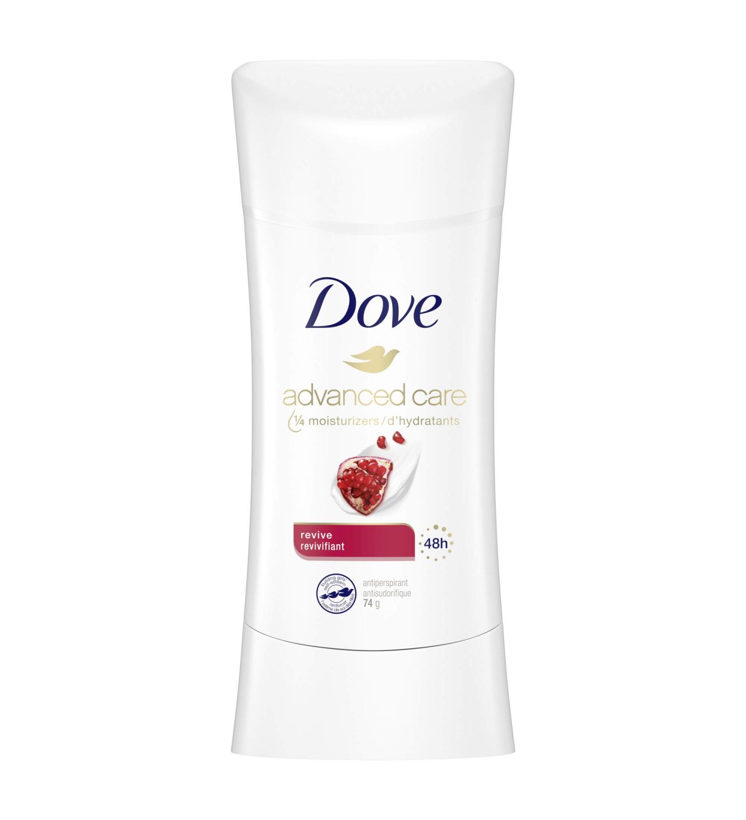 Dove Advanced Care Invisible Antiperspirant Stick Revive 74 g - Buy Online on GoSupps.com