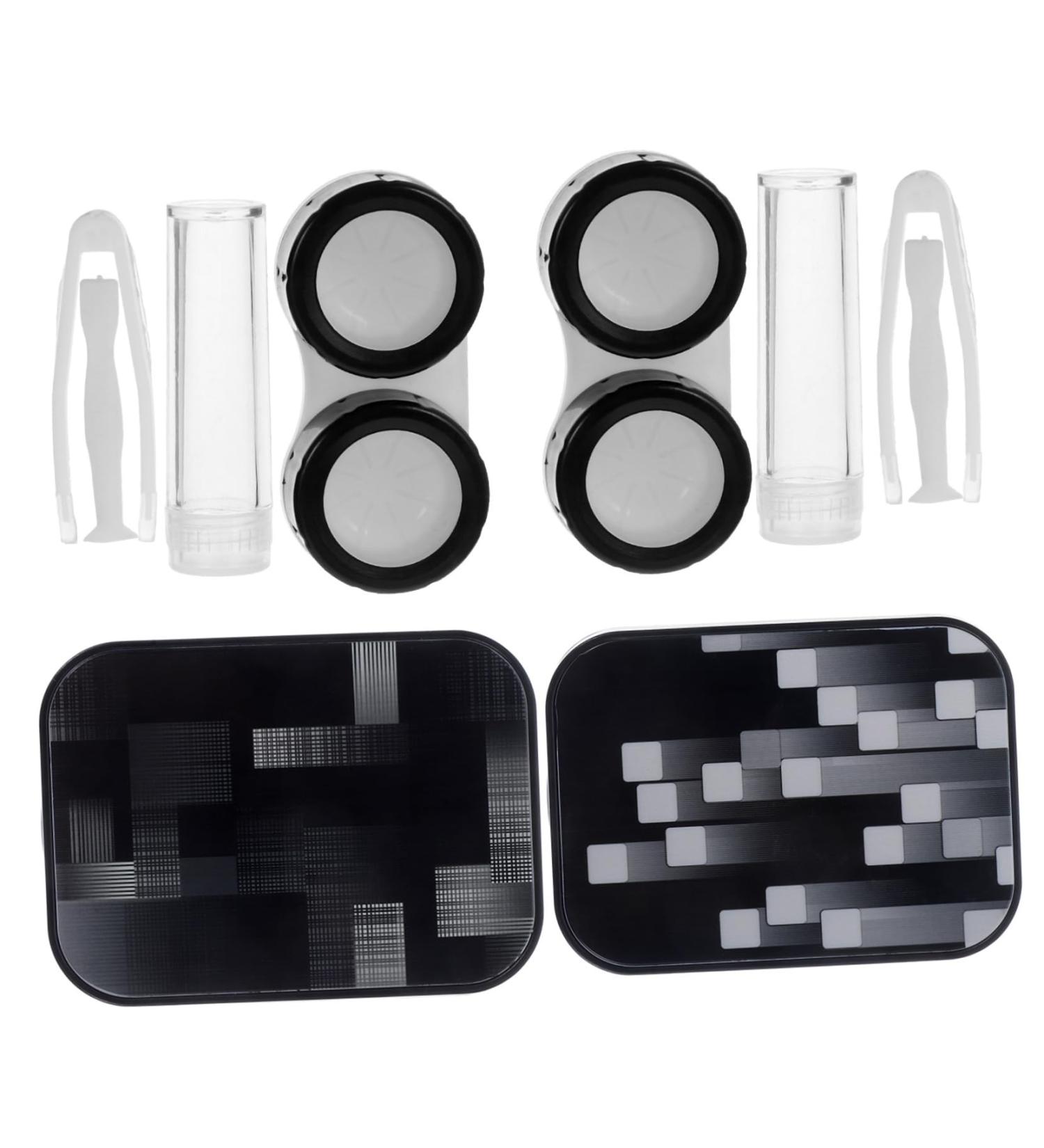 Plafope Colored Contact Lens Holder & Carrier - Simple Plastic Care Box for Lentils - Buy Online on GoSupps.com