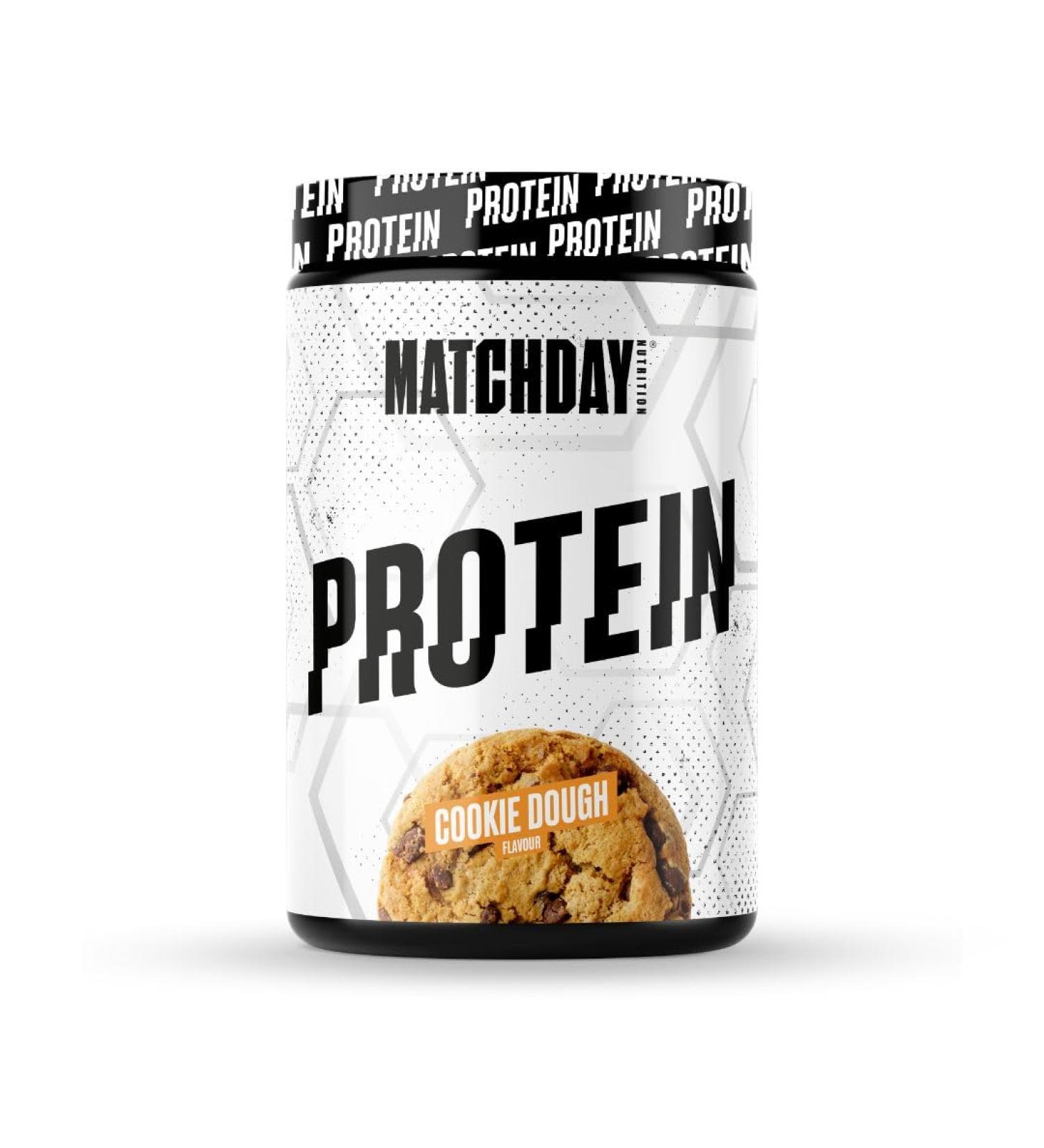 Matchday Nutrition Vegan Protein Powder Cookie Dough - 600g with Ashwagandha for Regeneration | Ideal for Footballers & Post-Sport Recovery - Buy Online on GoSupps.com