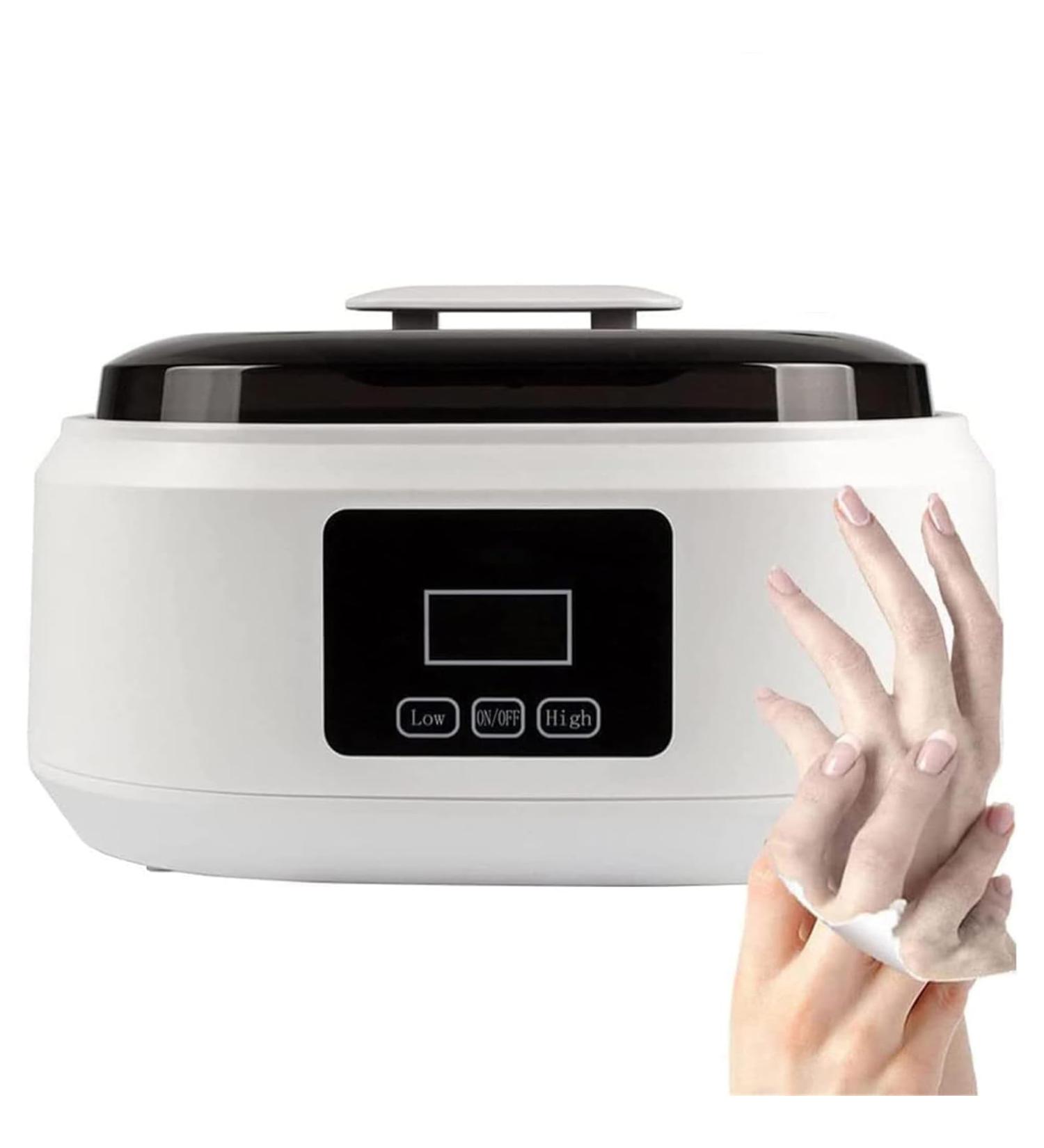 Bain de cire de paraffine pour les mains et les pieds - 200 W - Hydrate en profondeur et soulagement de l'arthrite - Avec affichage de la temp rature contr le de 2 vitesses - Grande capacit de 3 4 l Blanc - Buy Online on GoSupps.com