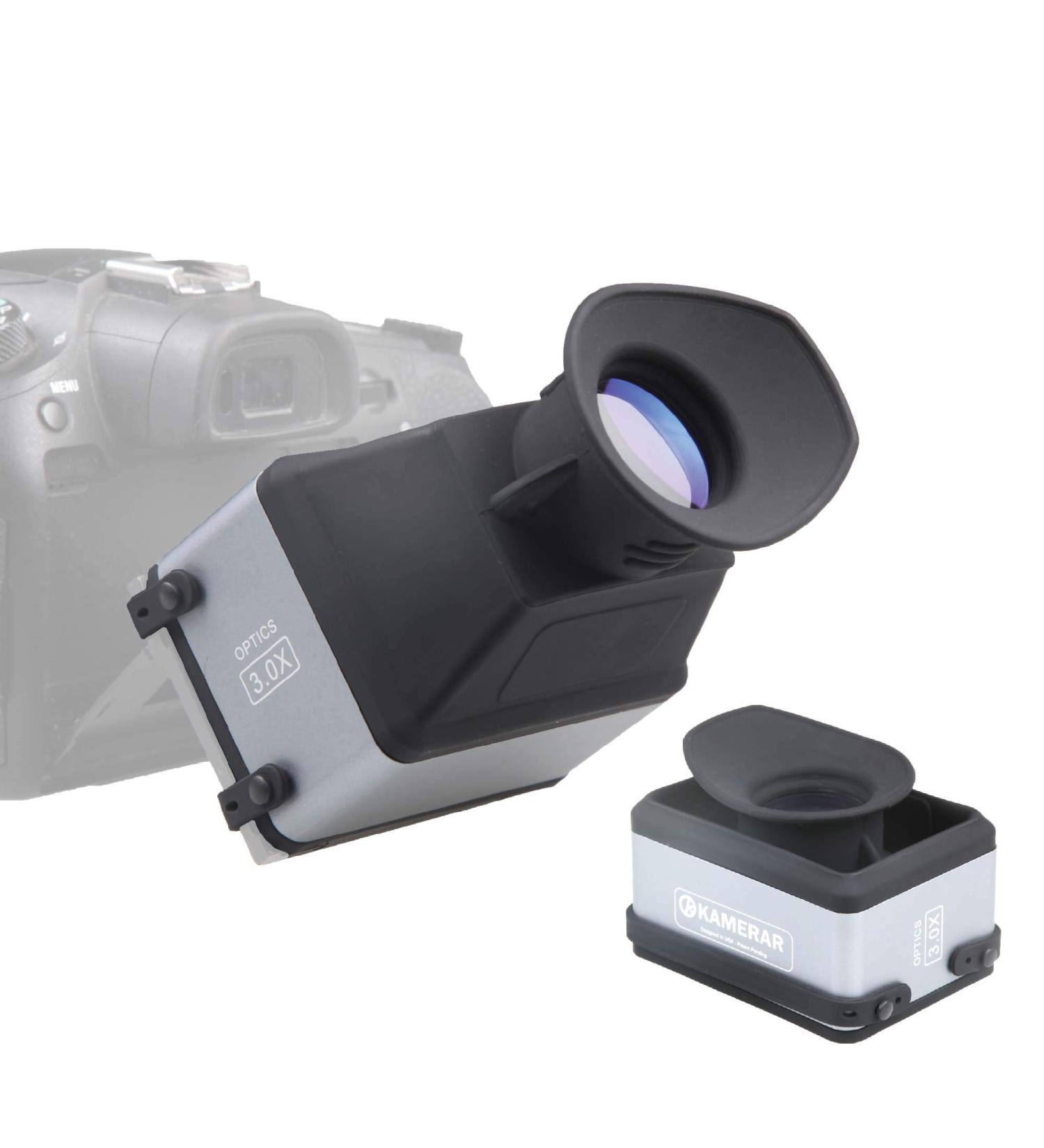 Kamerar CVF-1 Collapsible LCD Viewfinder 3X Magnifier for 3.0-3.2 DSRL Camera Screens | Sunshade Hood for Canon Nikon Sony Pentax DSLR - Buy Online on GoSupps.com