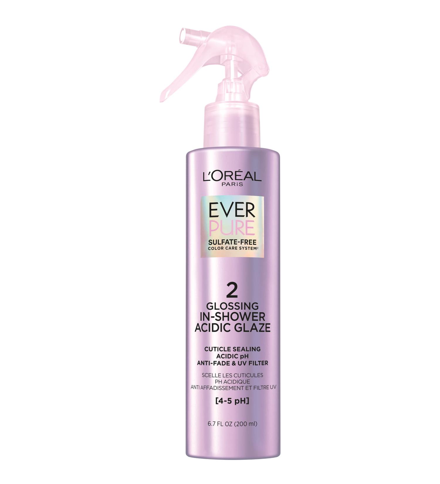 L'Oreal Paris EverPure Glossing Glaze with Argan Oil 6.7oz - Sulfate Free & Vegan - Buy Online on GoSupps.com