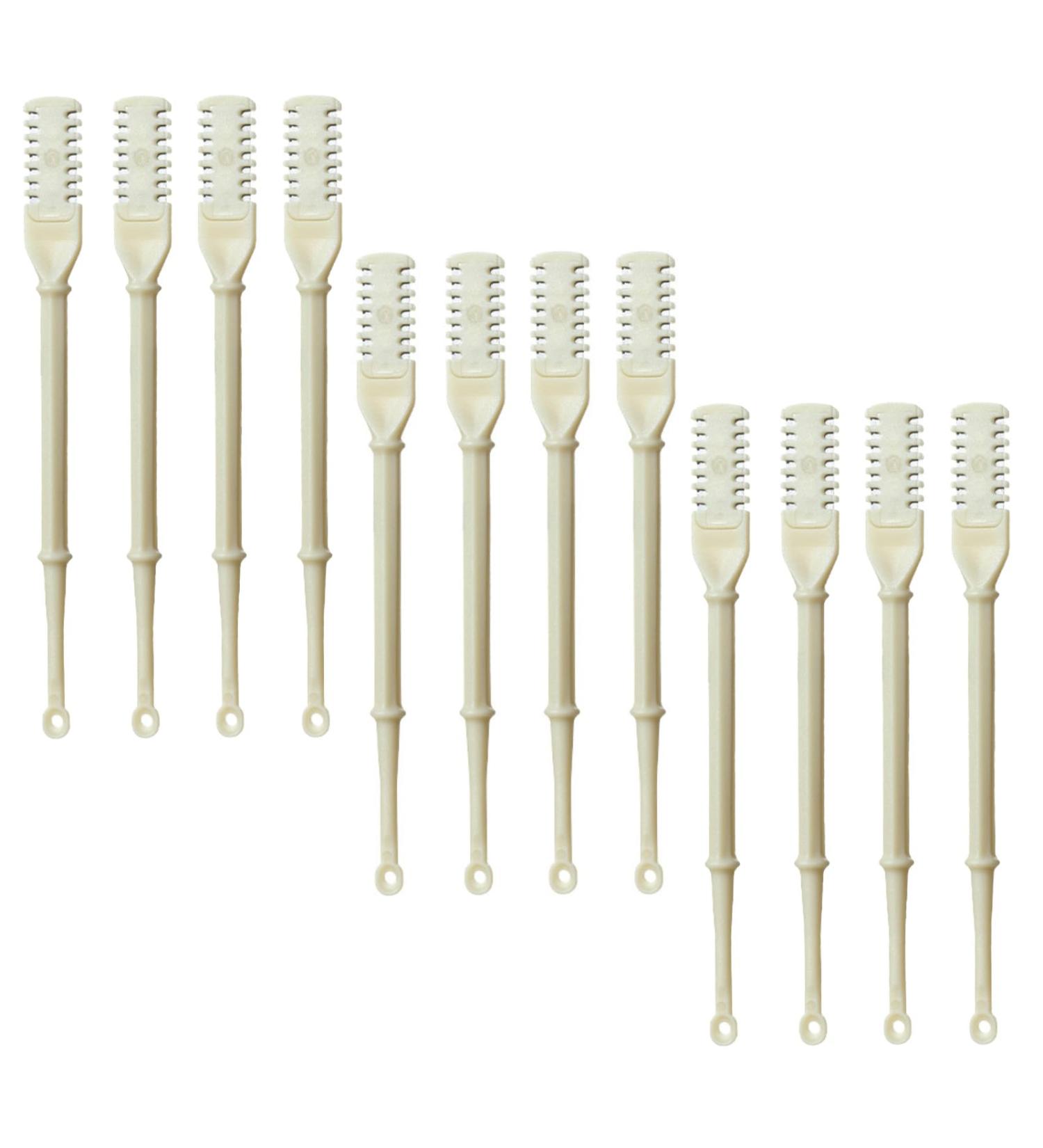 Double Sided Nasal Hair Cutter - Portable 360 Nose Hair Trimmer for Women & Men - 12 Pieces Box | Best Nose Hair Removal Tool - Buy Online on GoSupps.com